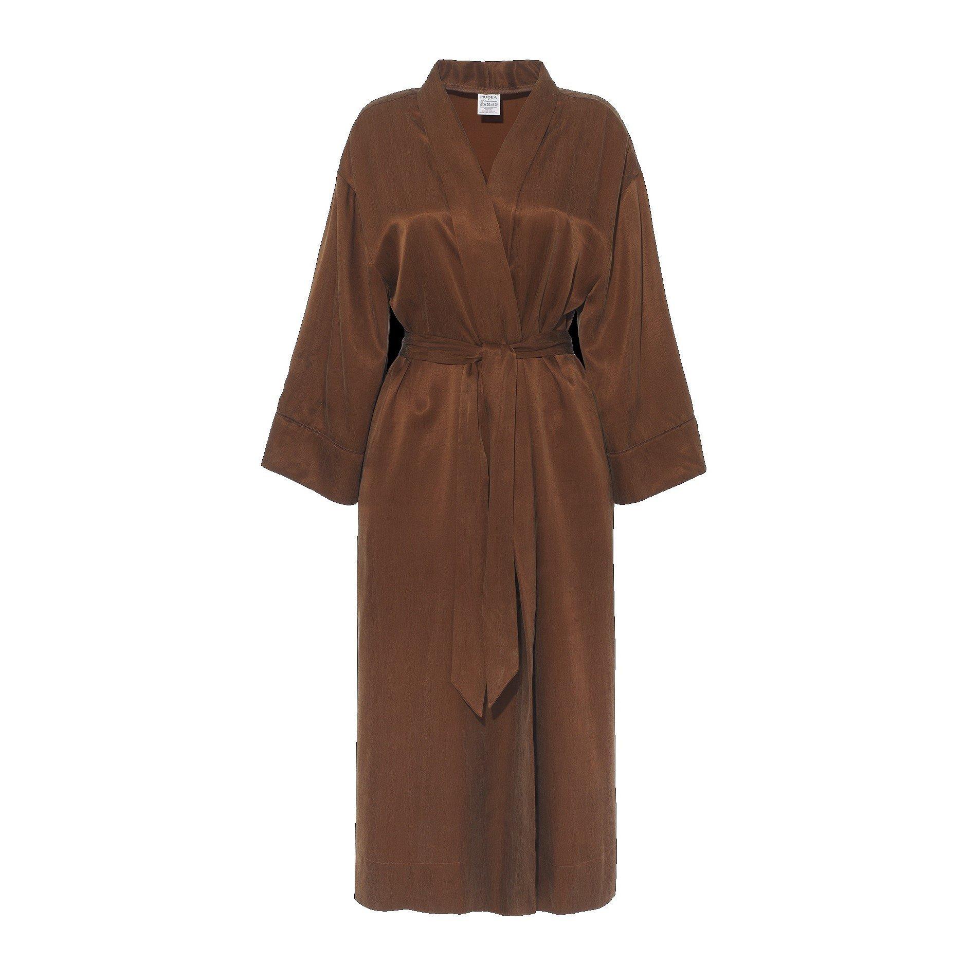Cocoa - Nudea - Eco-Luxe Kimono Robe - Cocoa - 6