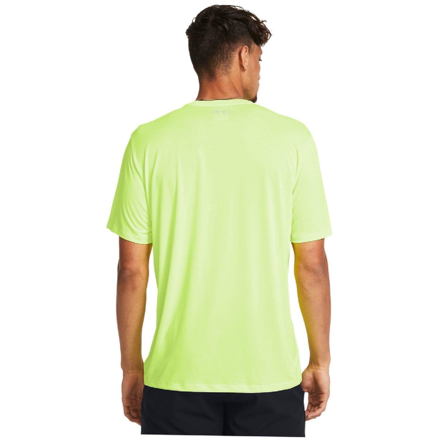 Yellow - Under Armour - Tech Reflective T-Shirt - 2
