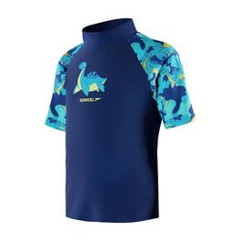 Speedo Printed Sun Protection Set Gym Top Boys