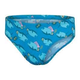 Speedo All Over Print 6.5cm Briefs Junior Boys