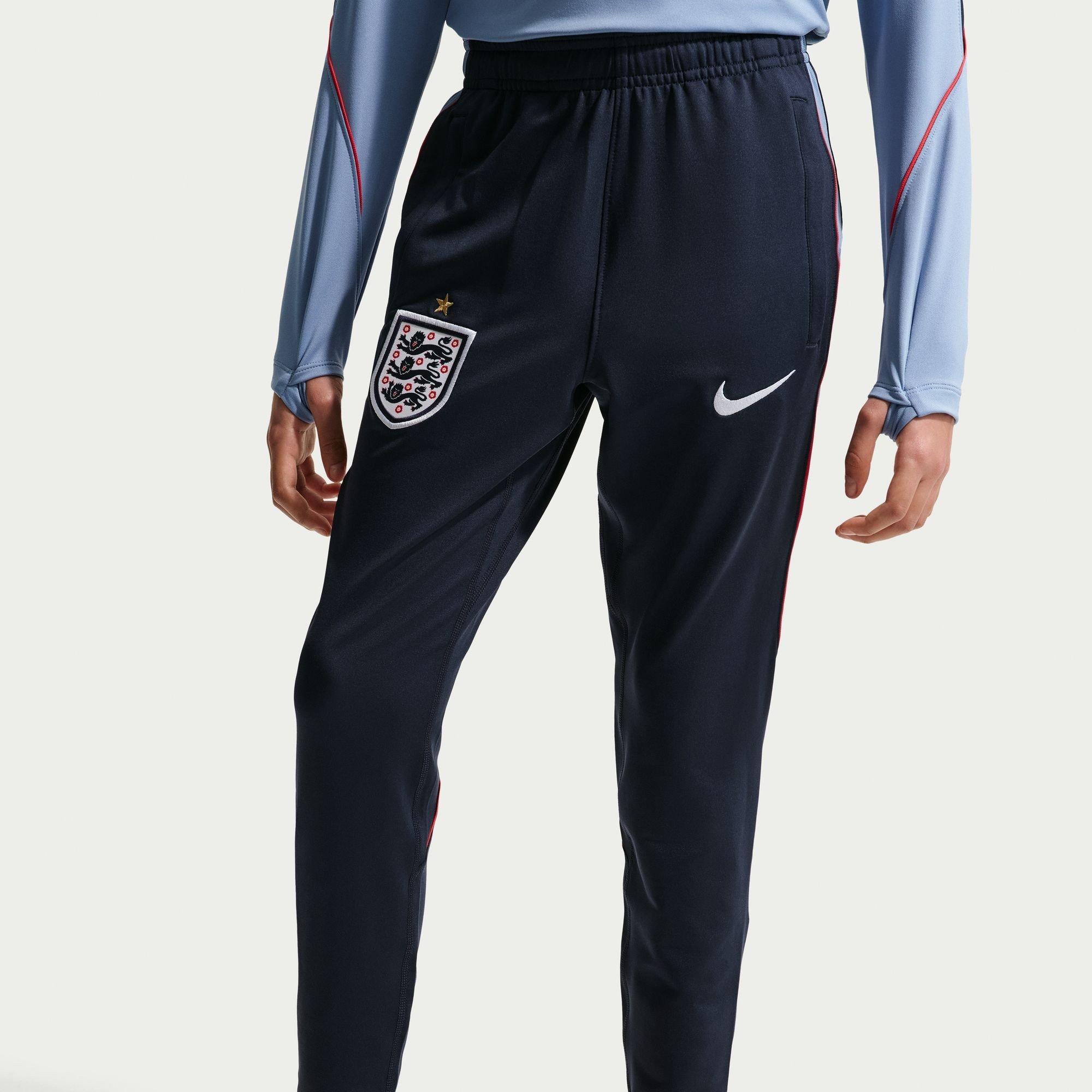 Navy/Hvid - Nike - Kids' England Tracksuit Bottoms - 4