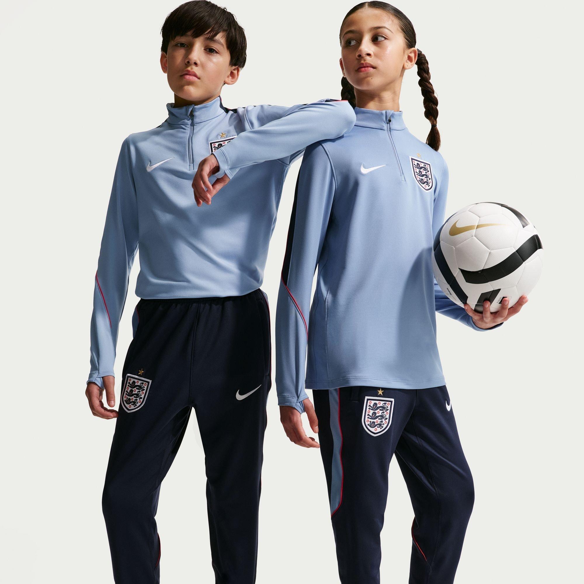 Navy/Hvid - Nike - Kids' England Tracksuit Bottoms - 7