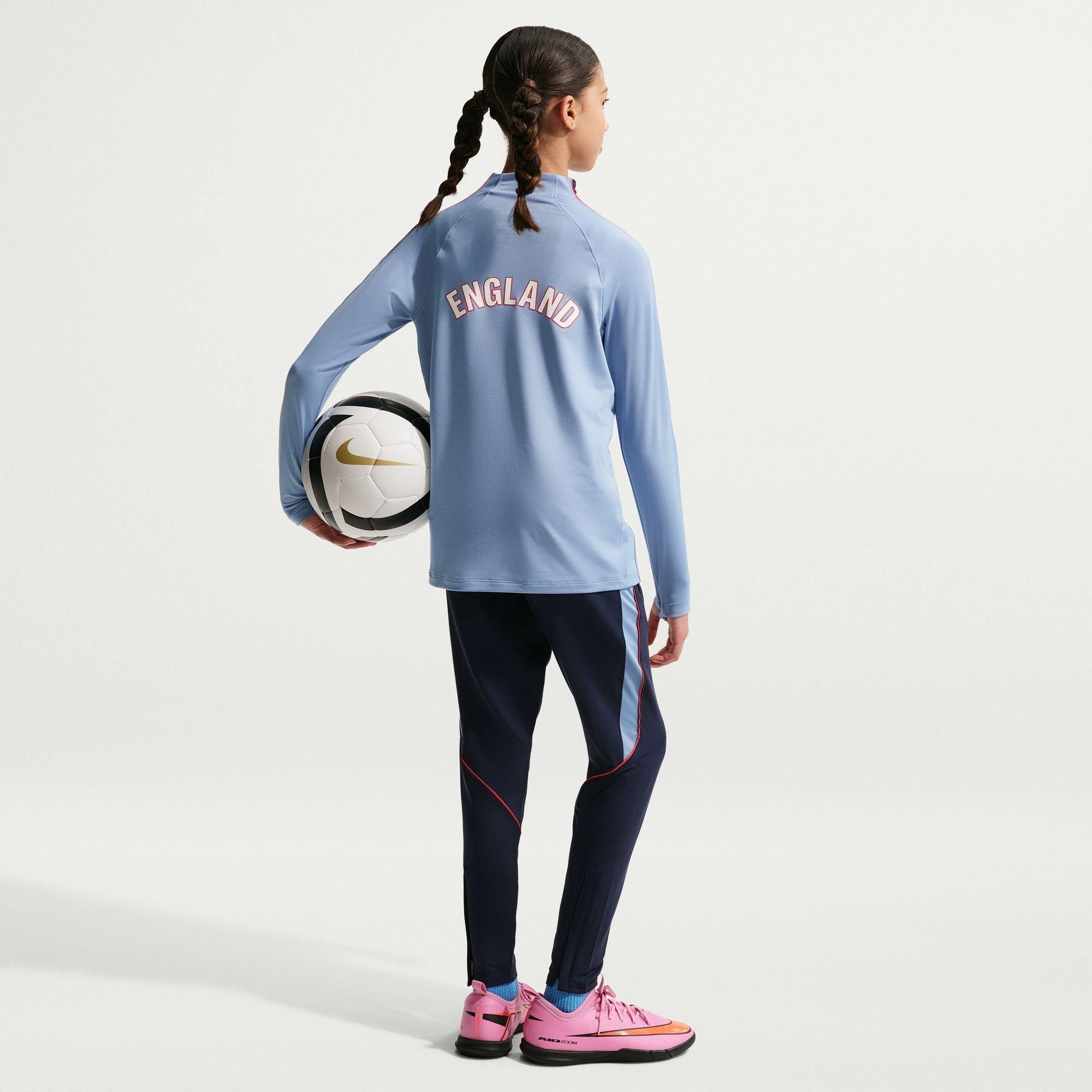 Navy/Hvid - Nike - Kids' England Tracksuit Bottoms - 8