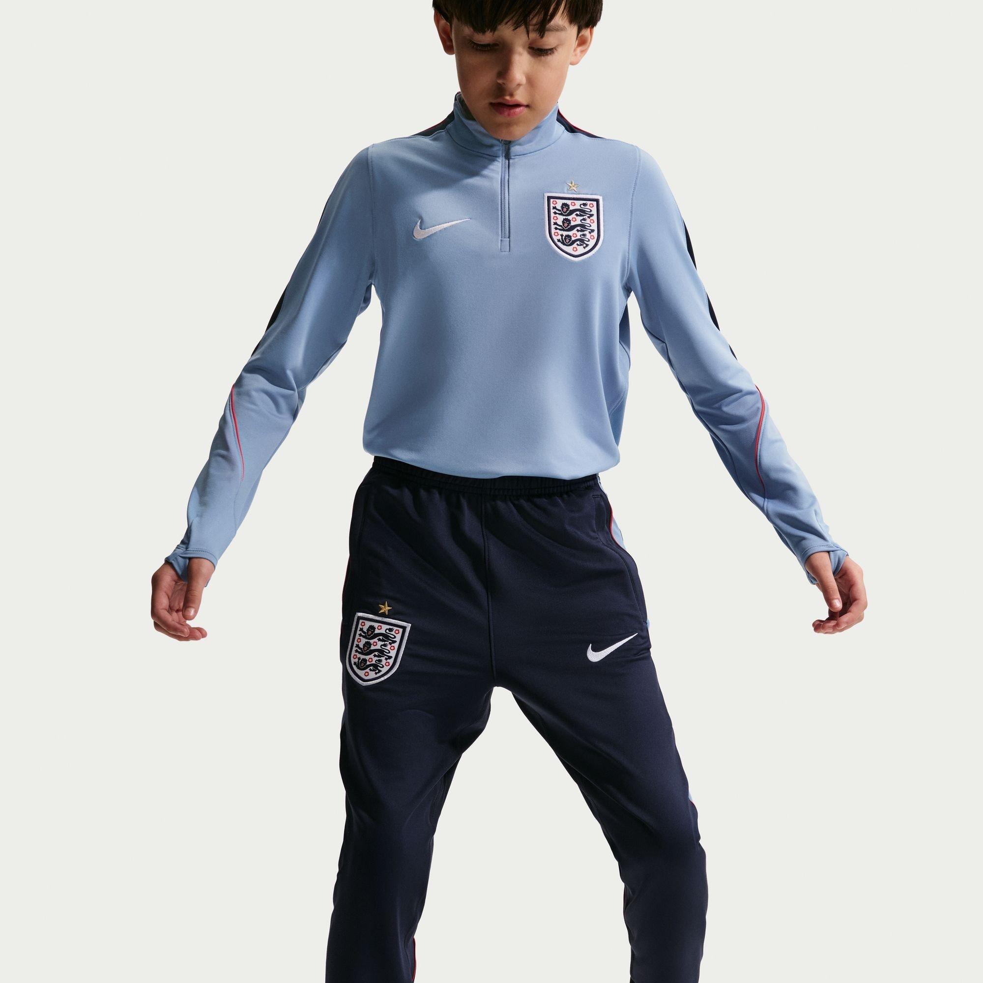 Navy/Hvid - Nike - Kids' England Tracksuit Bottoms - 9
