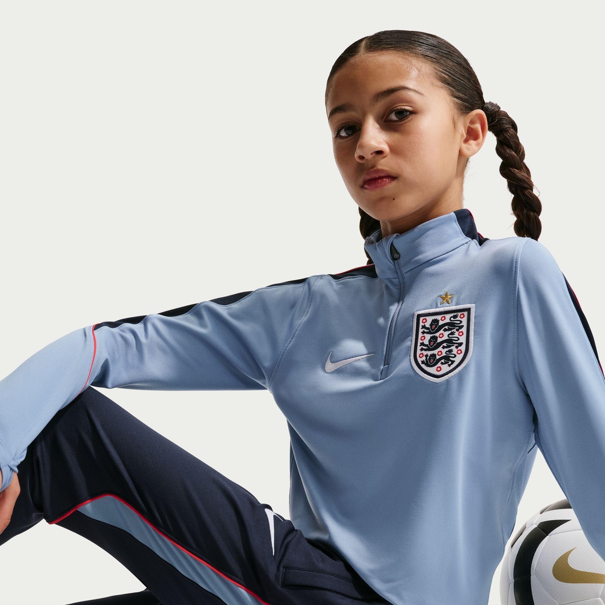 Navy/Hvid - Nike - Kids' England Tracksuit Bottoms - 10