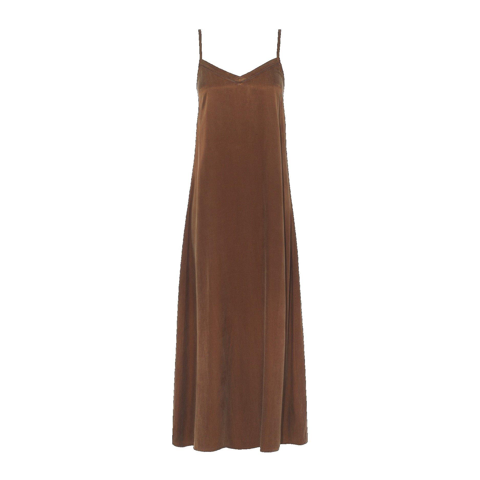 Cocoa - Nudea - Eco-Luxe Maxi Slip Dress - Cocoa - 7
