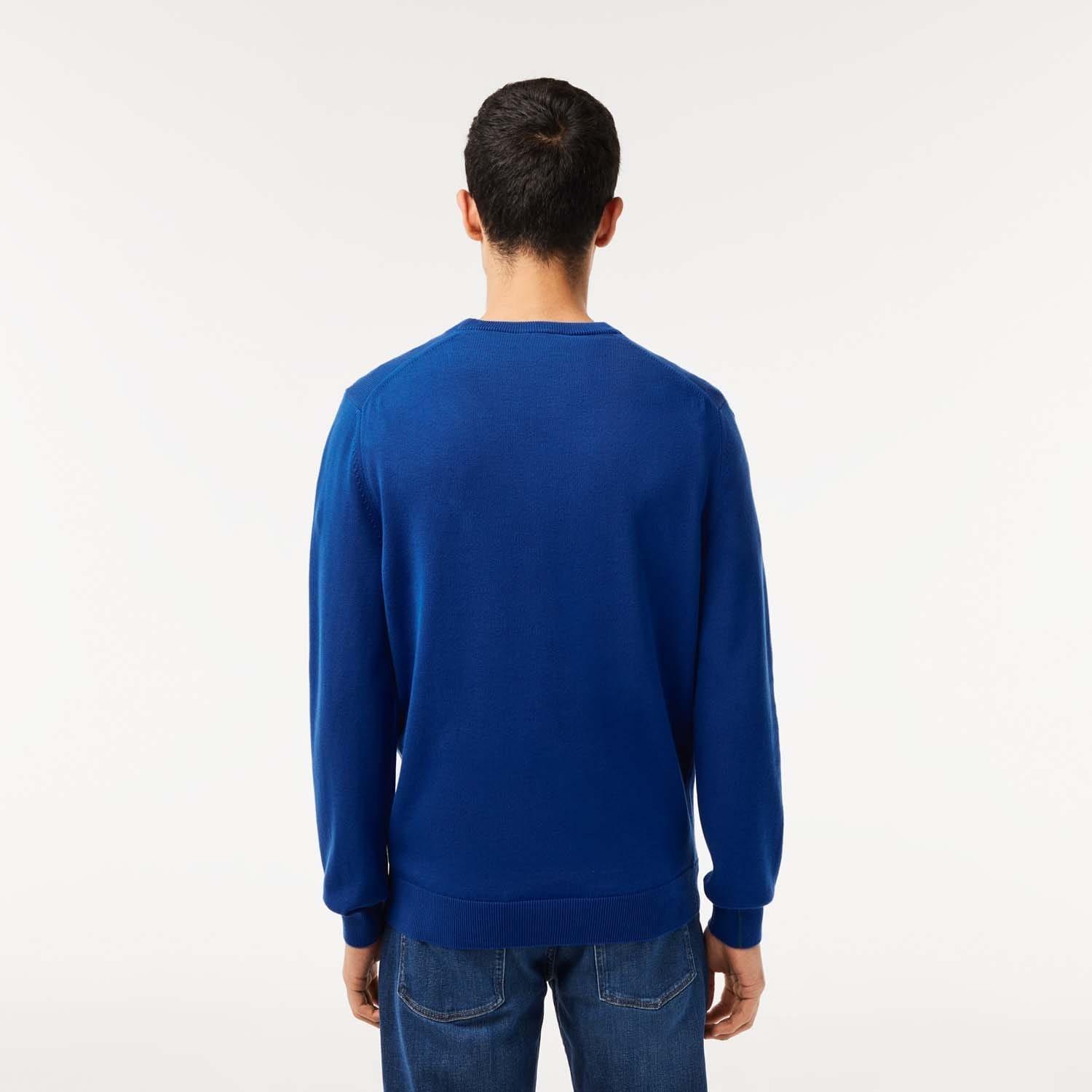 Blue - Lacoste - Monochrome Crewneck Sweatshirt - 2