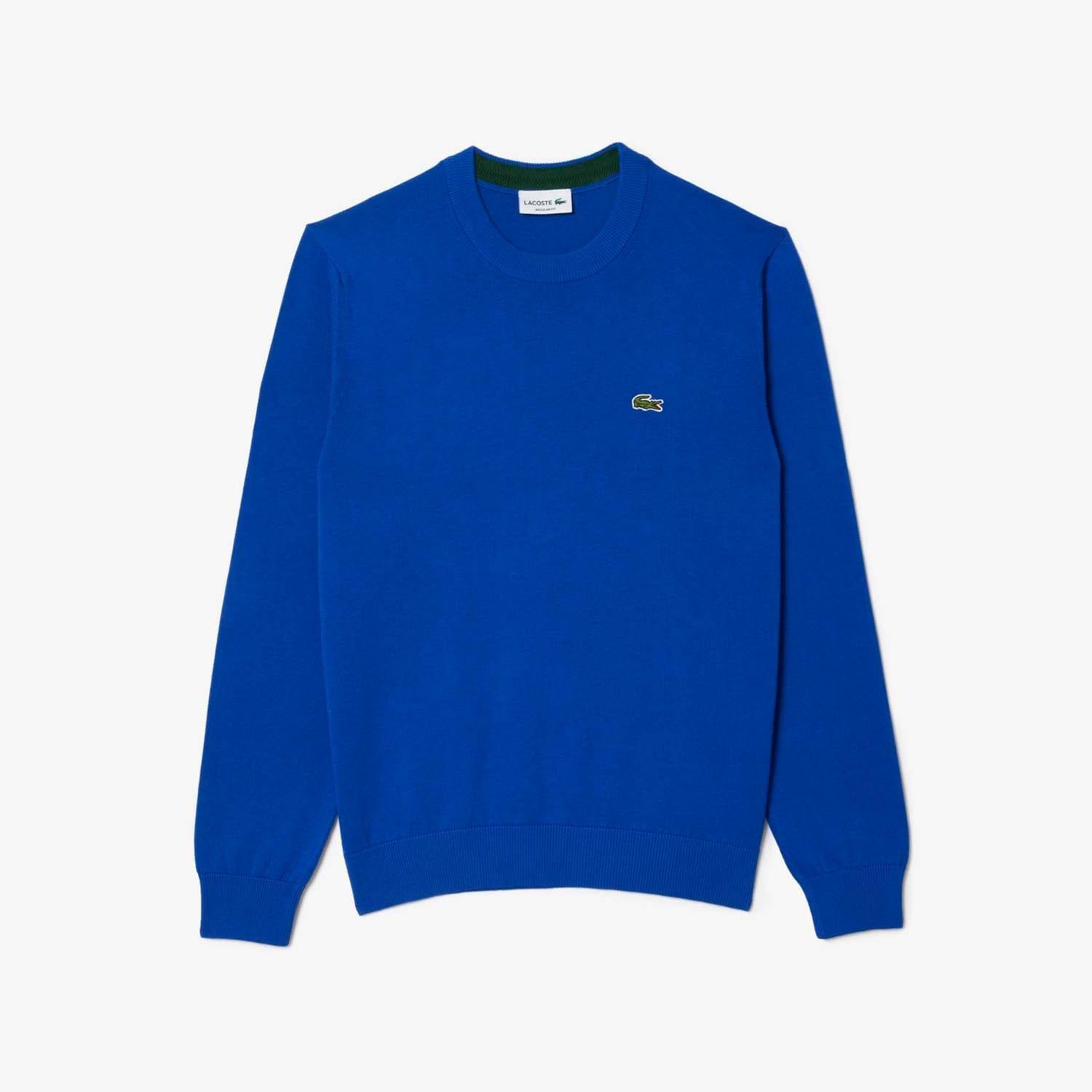 Blue - Lacoste - Monochrome Crewneck Sweatshirt - 3