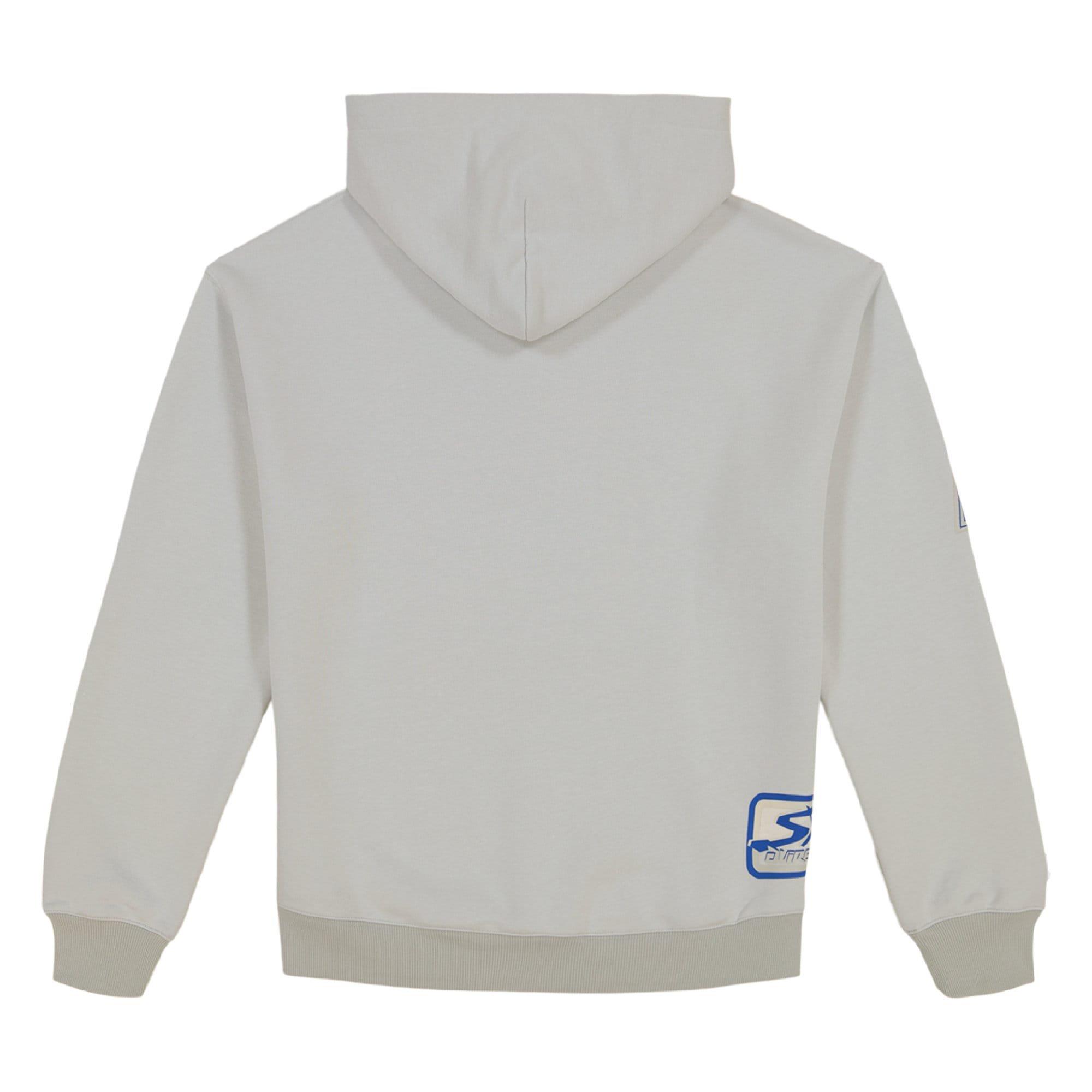 Grey - Avirex - Spider Racer Hoodie - 2