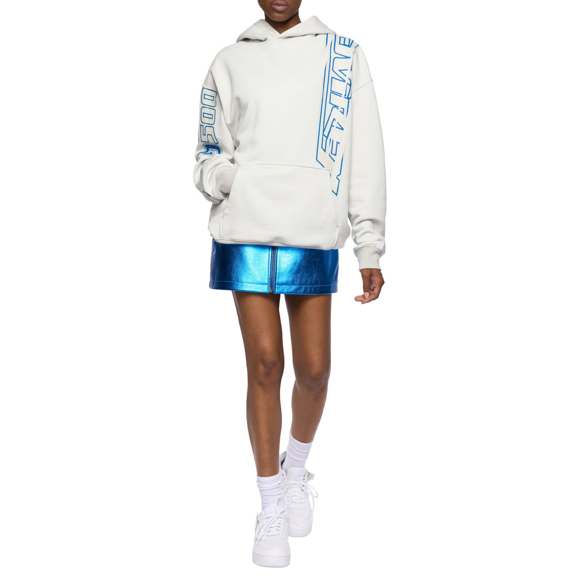 Grey - Avirex - Spider Racer Hoodie - 5