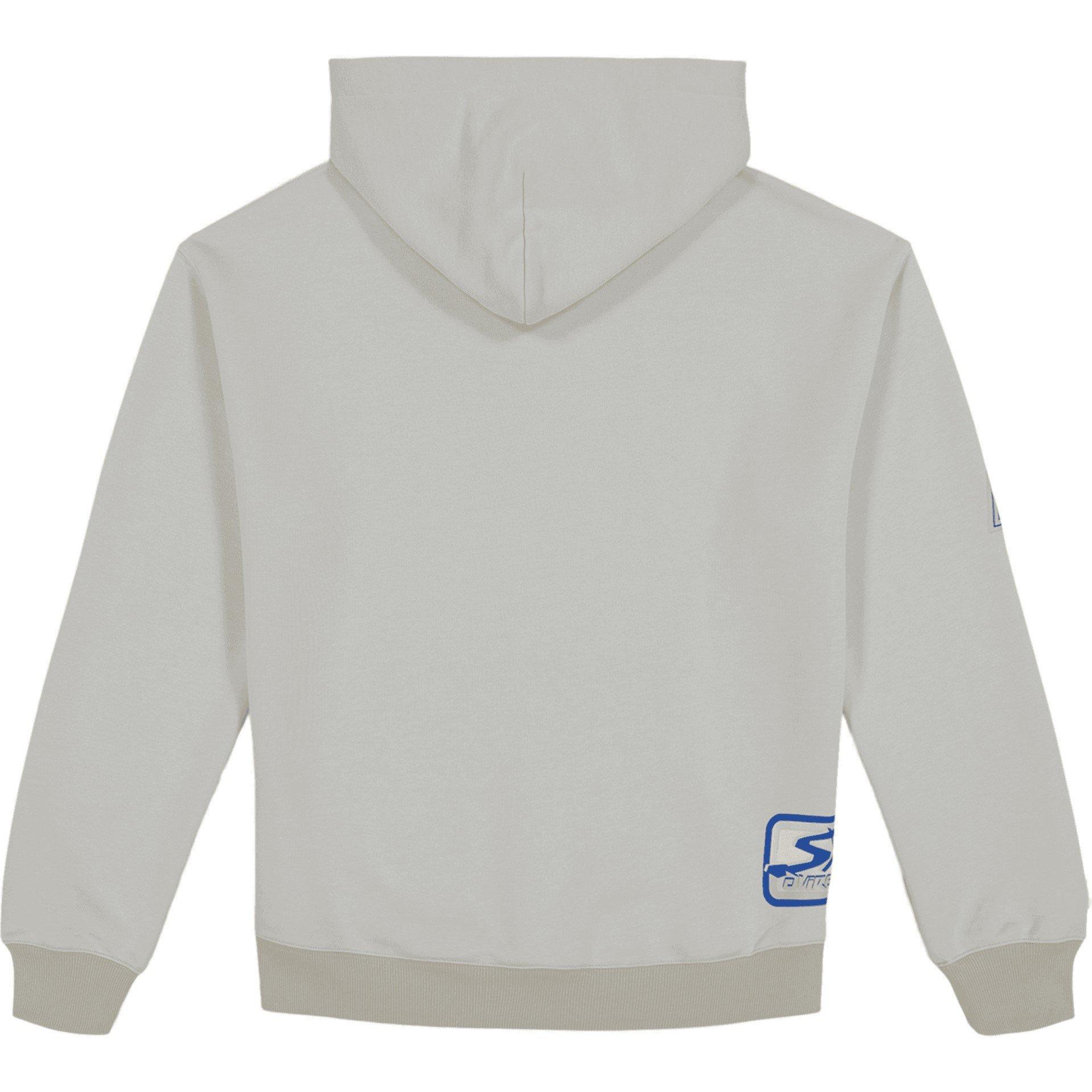 Grey - Avirex - Spider Racer Hoodie - 7