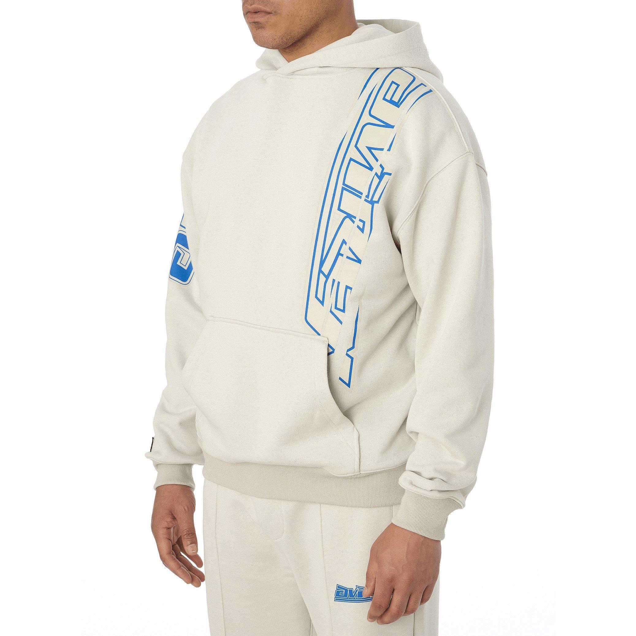 Grey - Avirex - Spider Racer Hoodie - 8