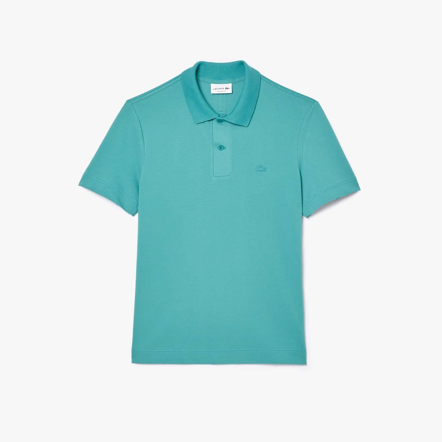 Green - Lacoste - Regular Fit Movement Piqu¿ Polo Shirt - 3