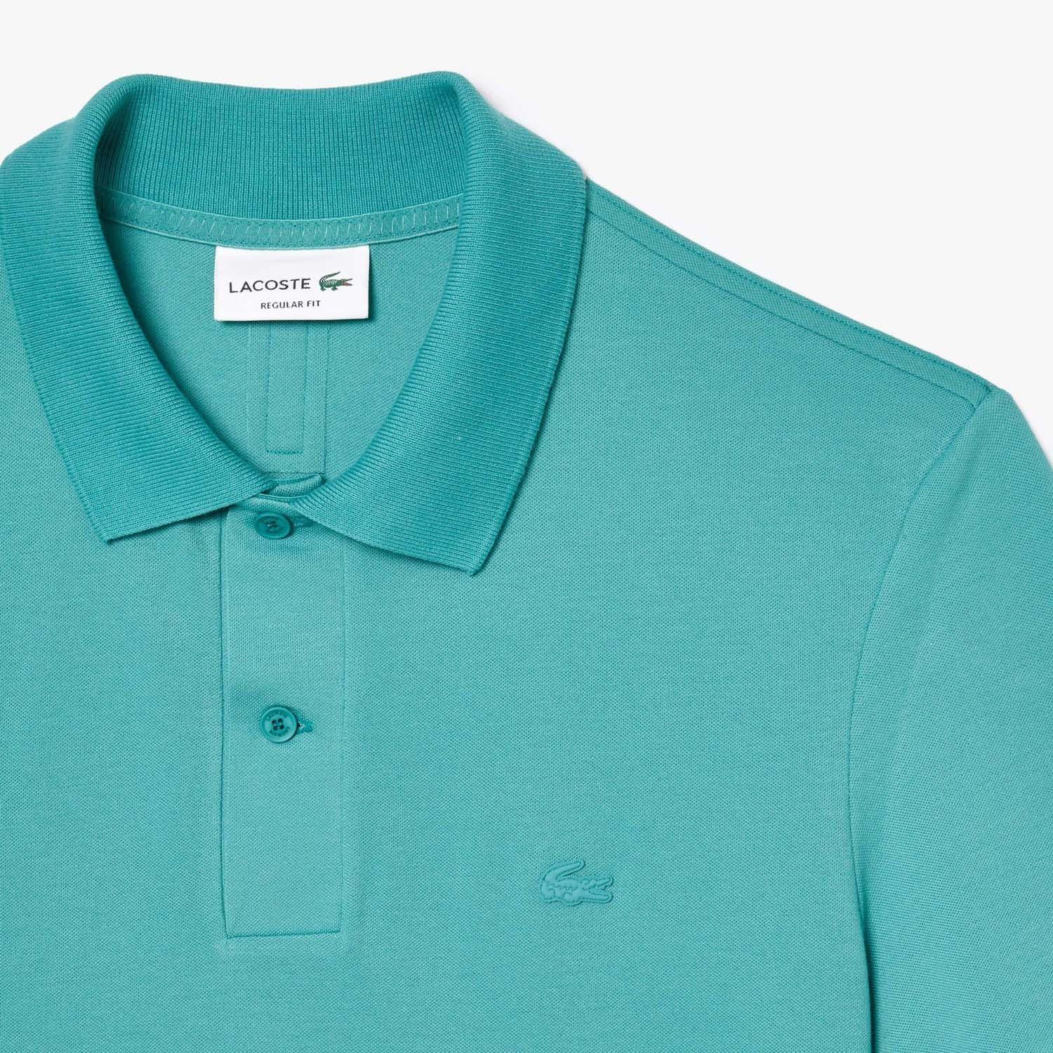 Green - Lacoste - Regular Fit Movement Piqu¿ Polo Shirt - 4