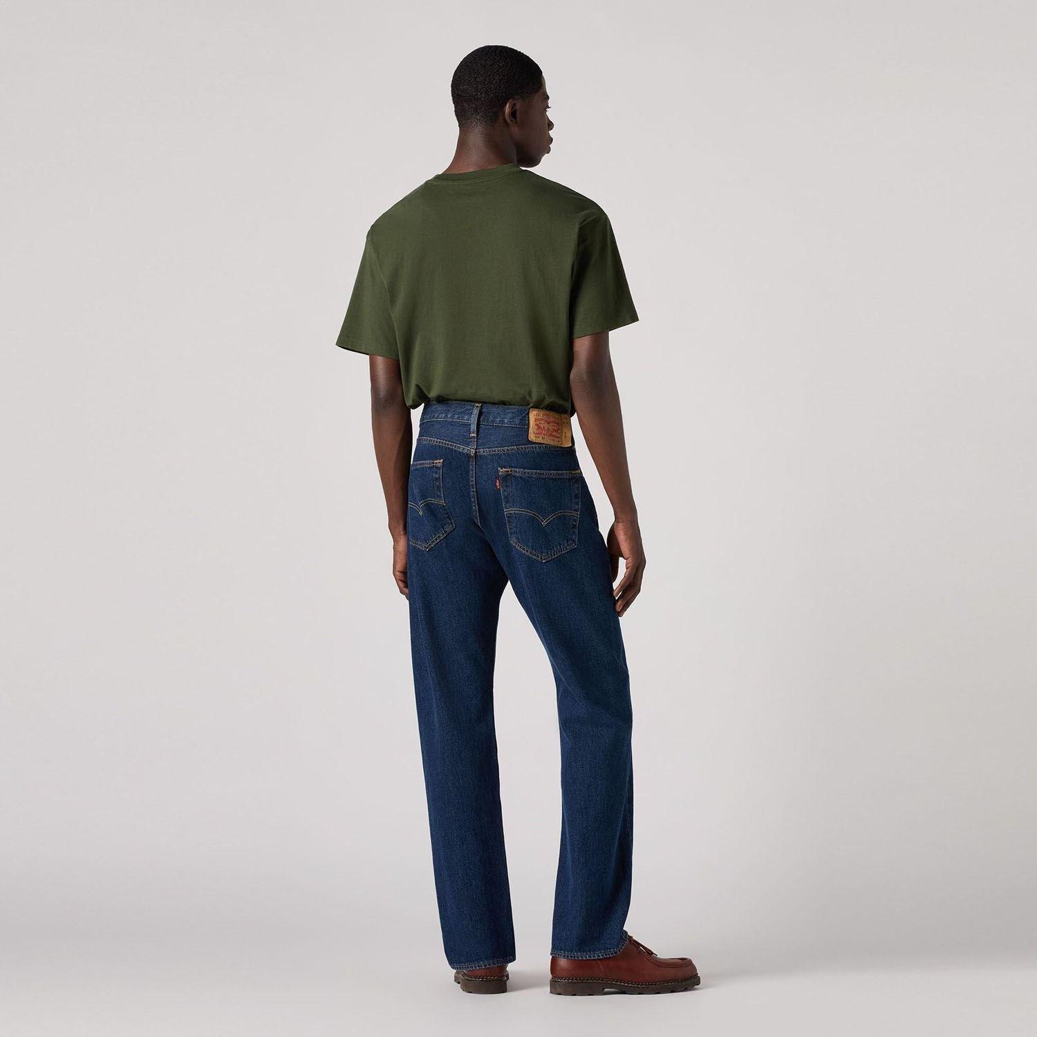 Blue - Levis - Lost Coaster 93 Straight Jeans - 4