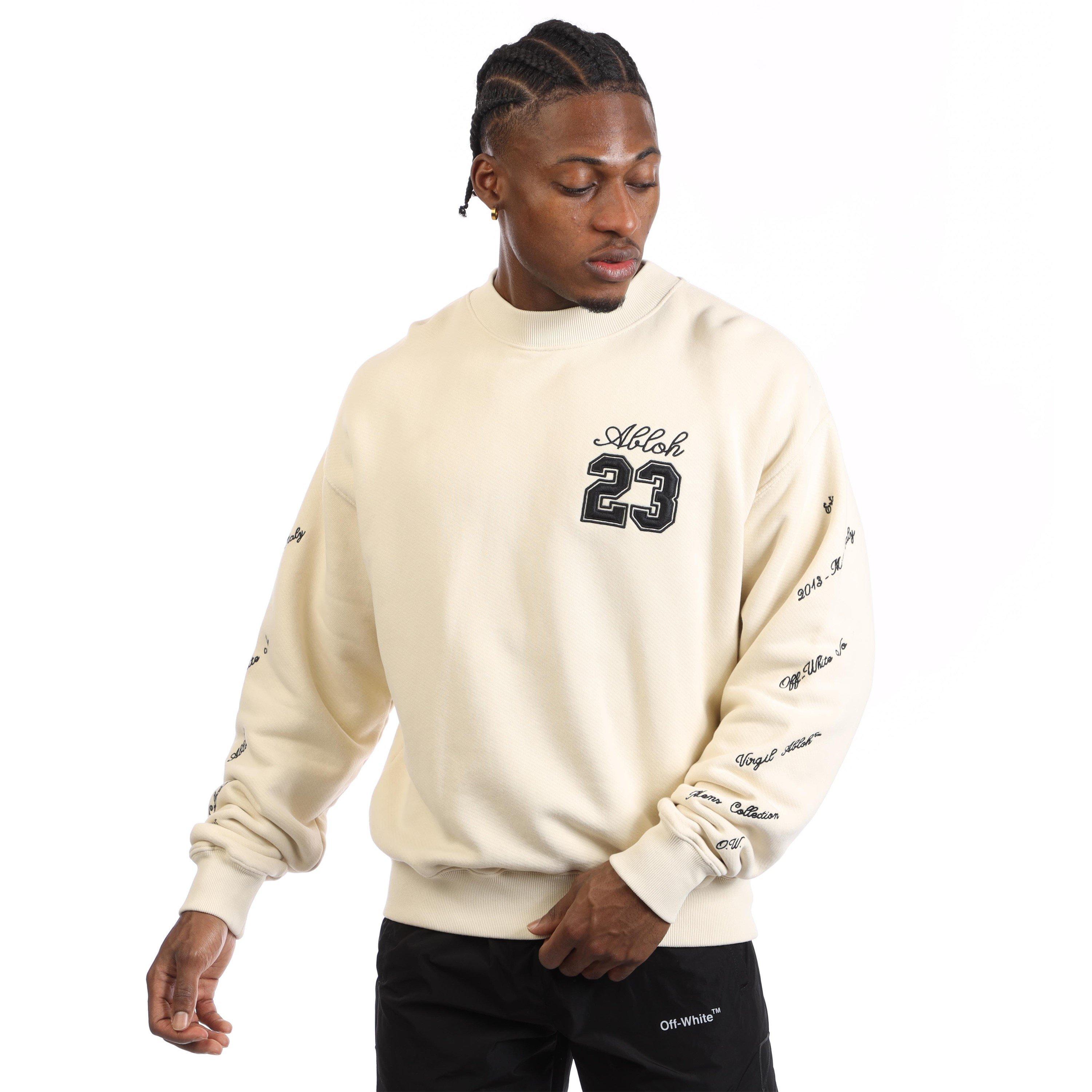 Off White | 23 Logo Skate Crewneck Sweatshirt | Flannels