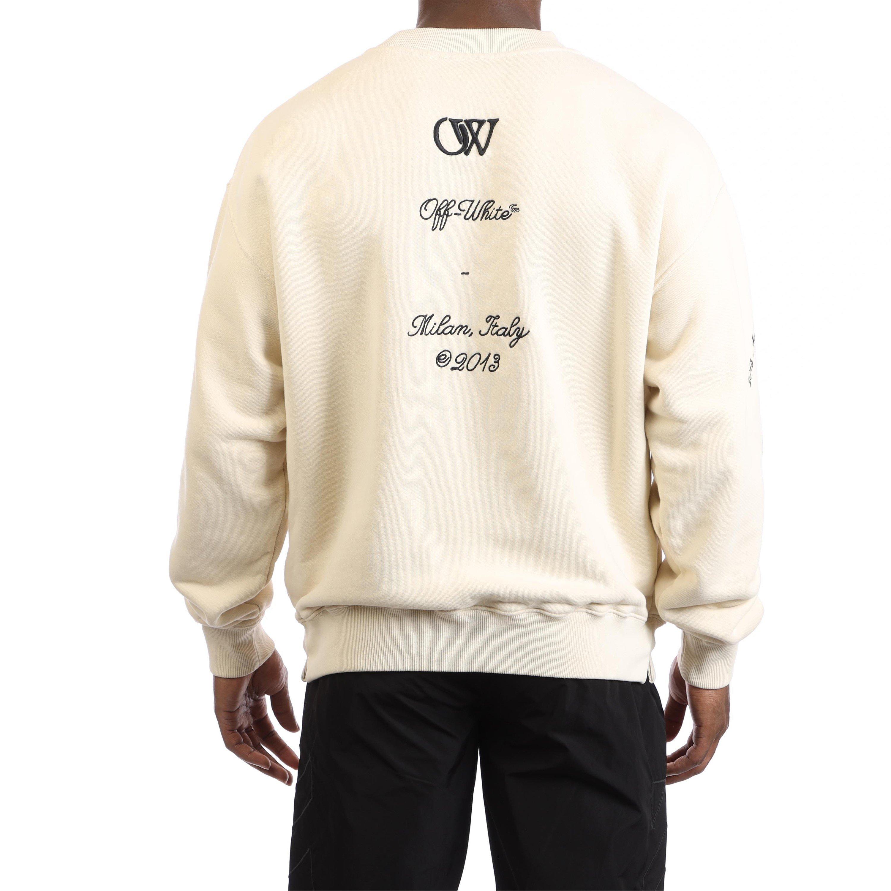Black - Off White - 23 Logo Skate Crewneck Sweatshirt - 2