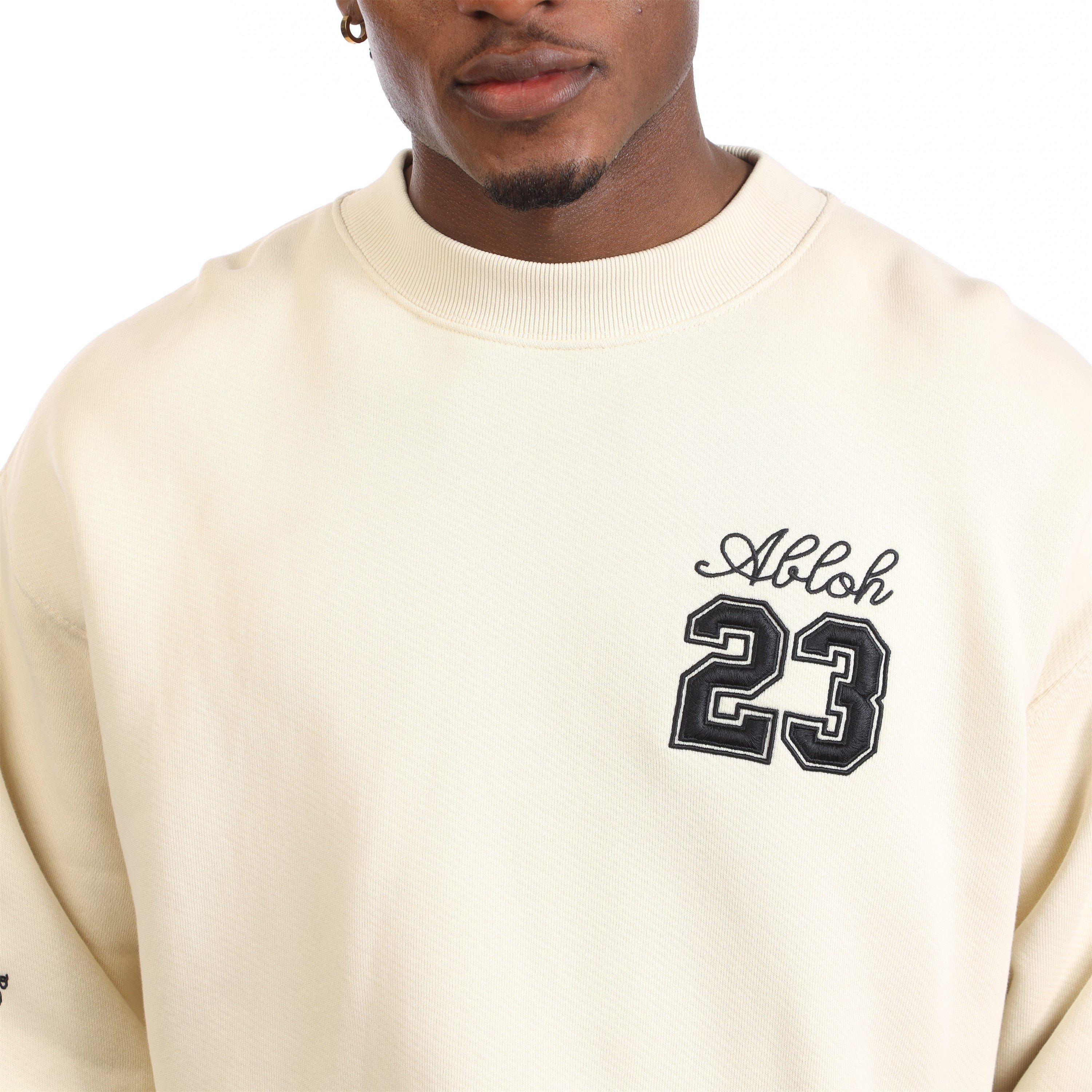 Black - Off White - 23 Logo Skate Crewneck Sweatshirt - 3