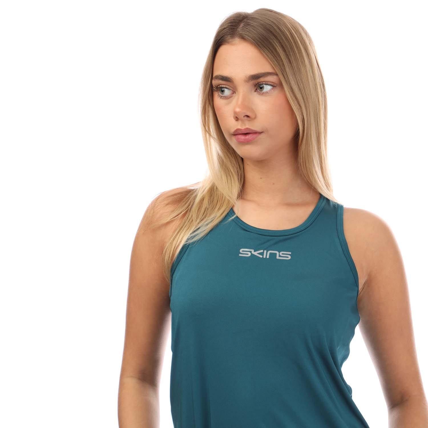 Teal - Skins - Series-3 Bra Tank Top - 3