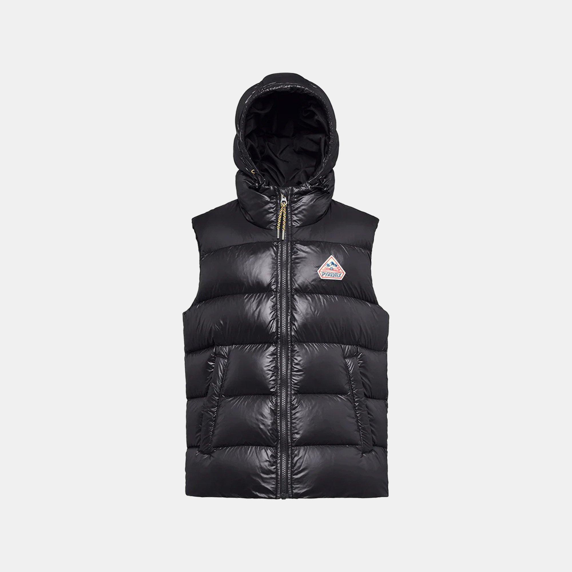 Pyrenex  Kids ' Hooded Padded Sleeveless Gilet - Black 0009 - 10Y