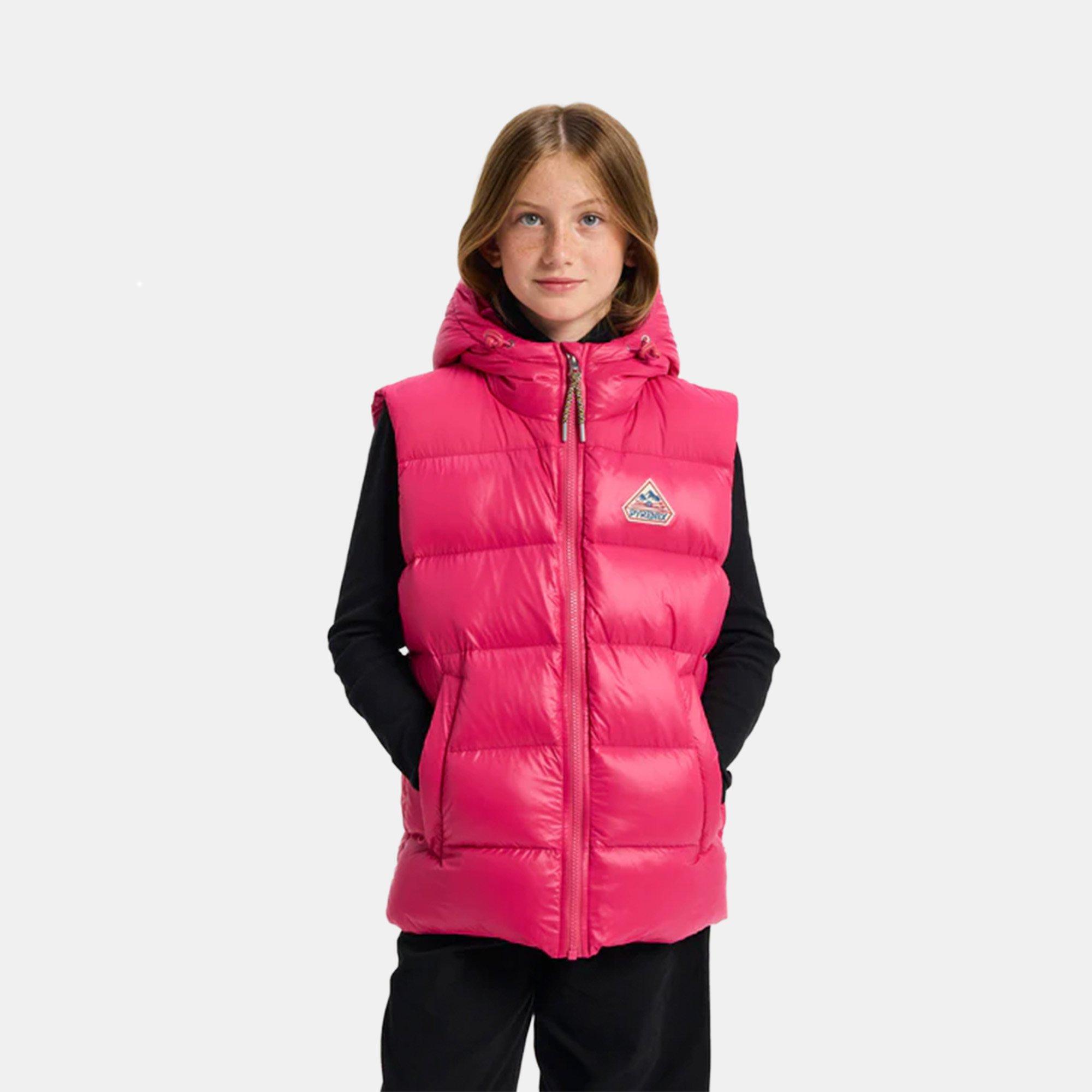 Cyclamen 5191 - Pyrenex - Unisex Kids' Hooded Padded Sleeveless Gilet - 3