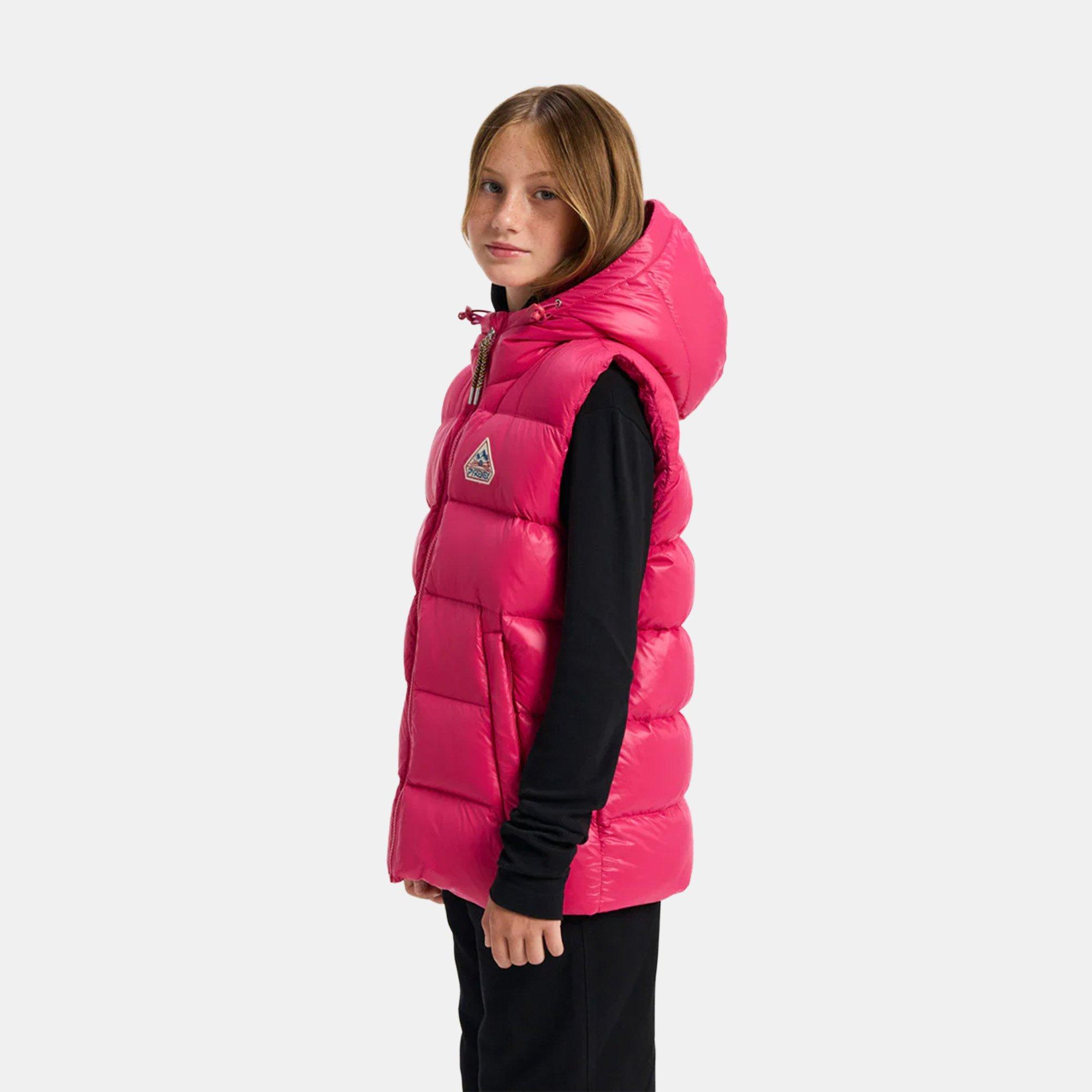 Cyclamen 5191 - Pyrenex - Unisex Kids' Hooded Padded Sleeveless Gilet - 4