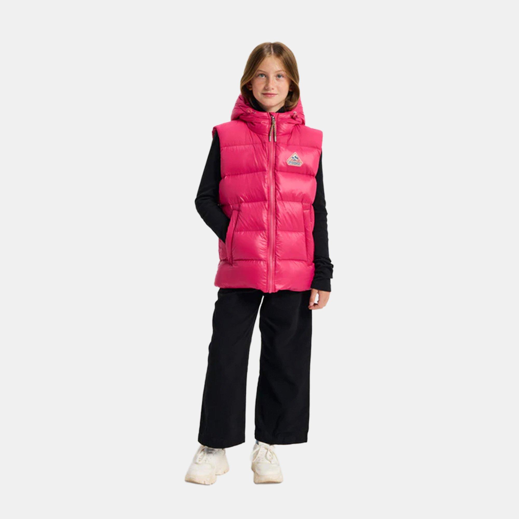 Cyclamen 5191 - Pyrenex - Unisex Kids' Hooded Padded Sleeveless Gilet - 5