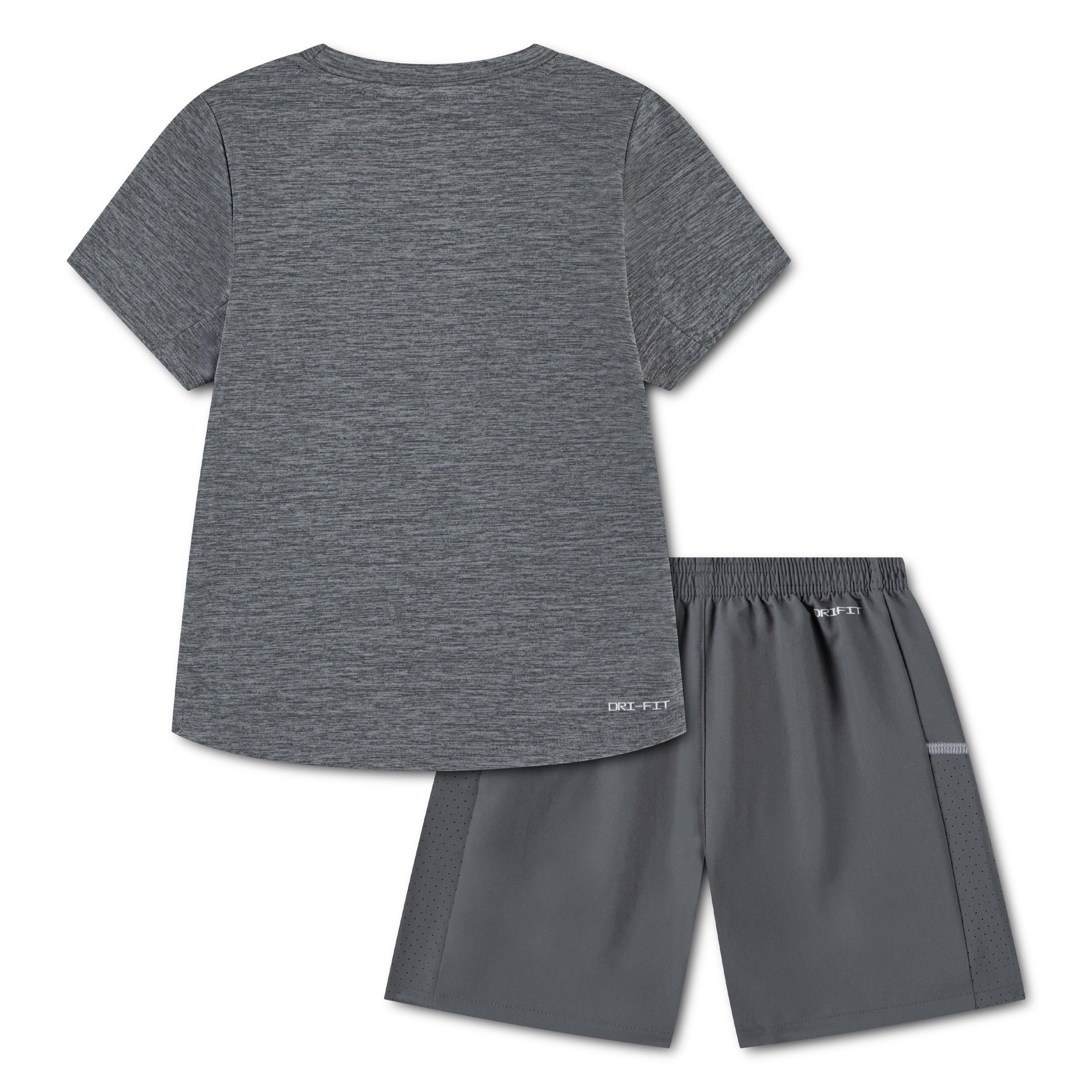 Grey - Nike - Unisex Kids' T-Shirt - 2