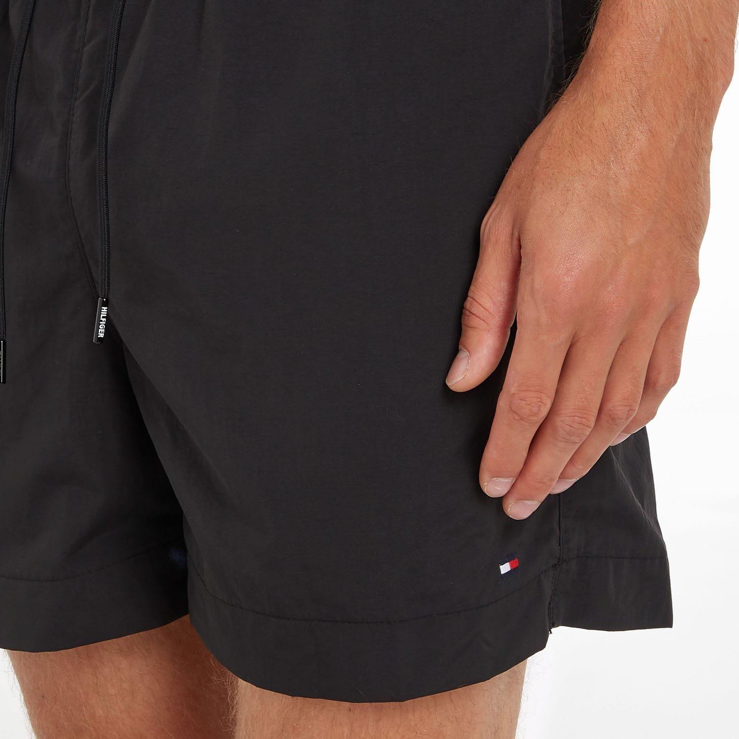 Black - Tommy Hilfiger - Essential Logo Swim Shorts - 3