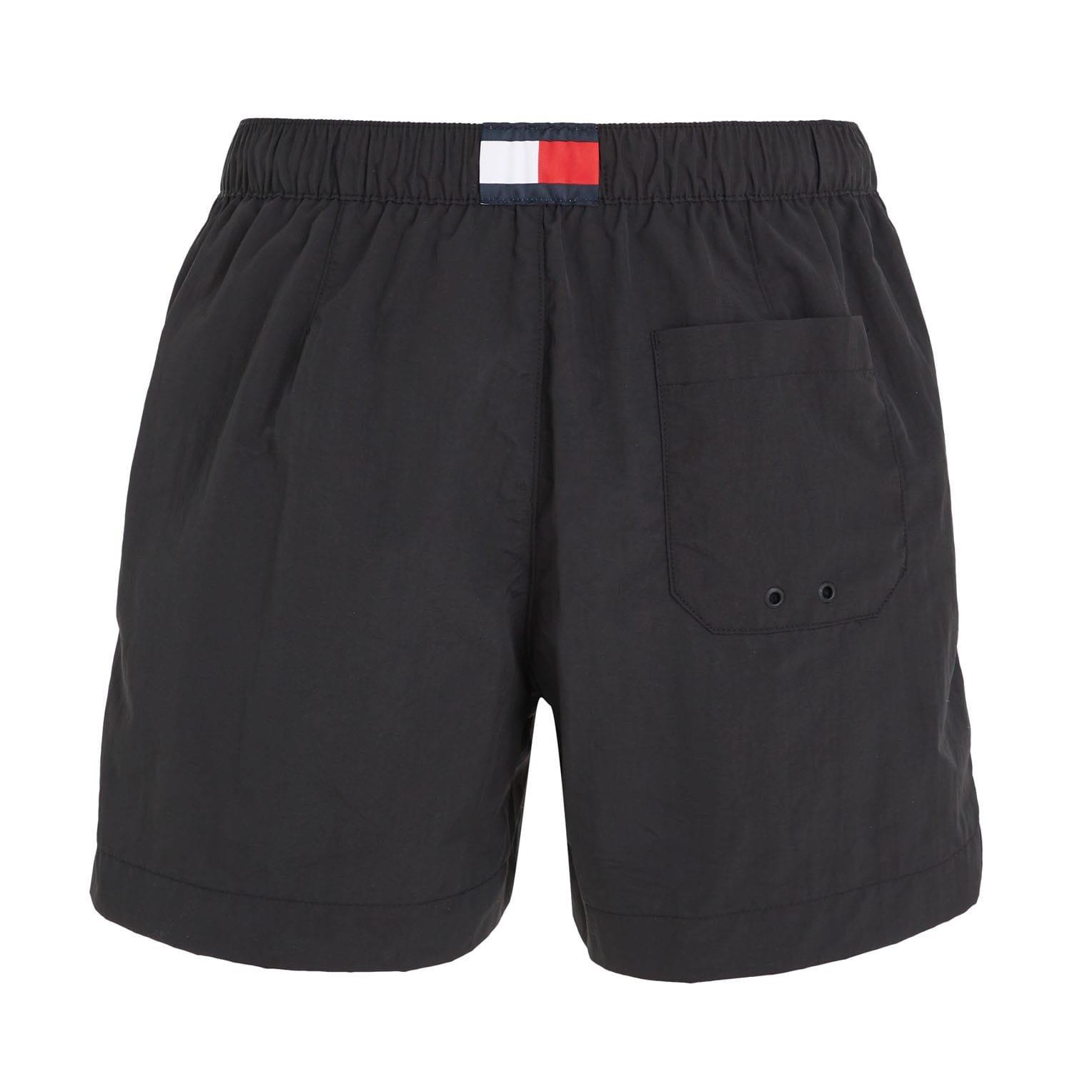 Black - Tommy Hilfiger - Essential Logo Swim Shorts - 5