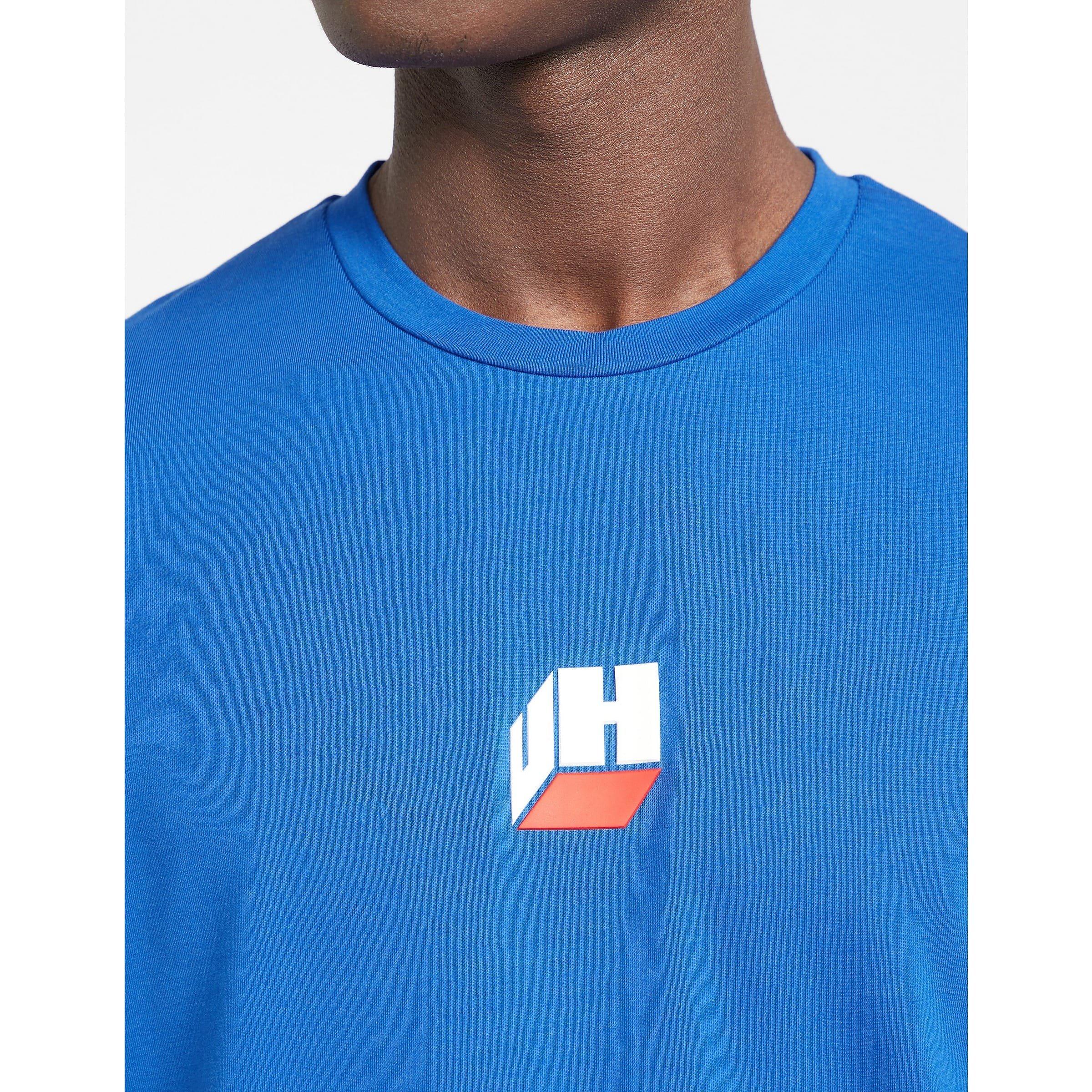 Blue - Unlike Humans - Cube Logo T-Shirt - 2
