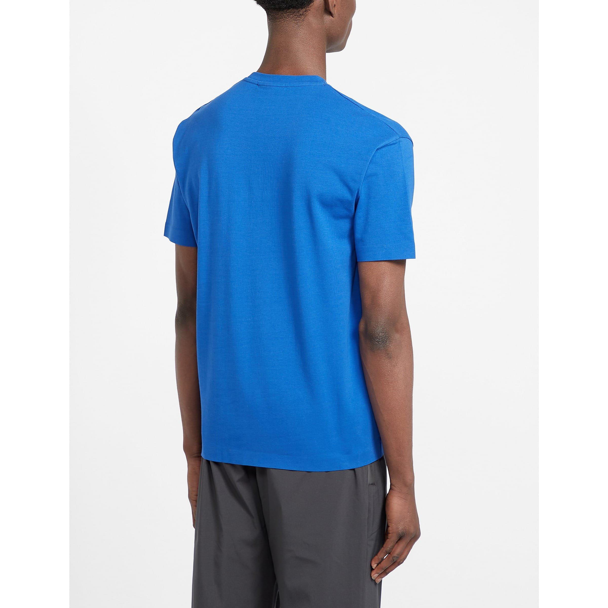 Blue - Unlike Humans - Cube Logo T-Shirt - 4