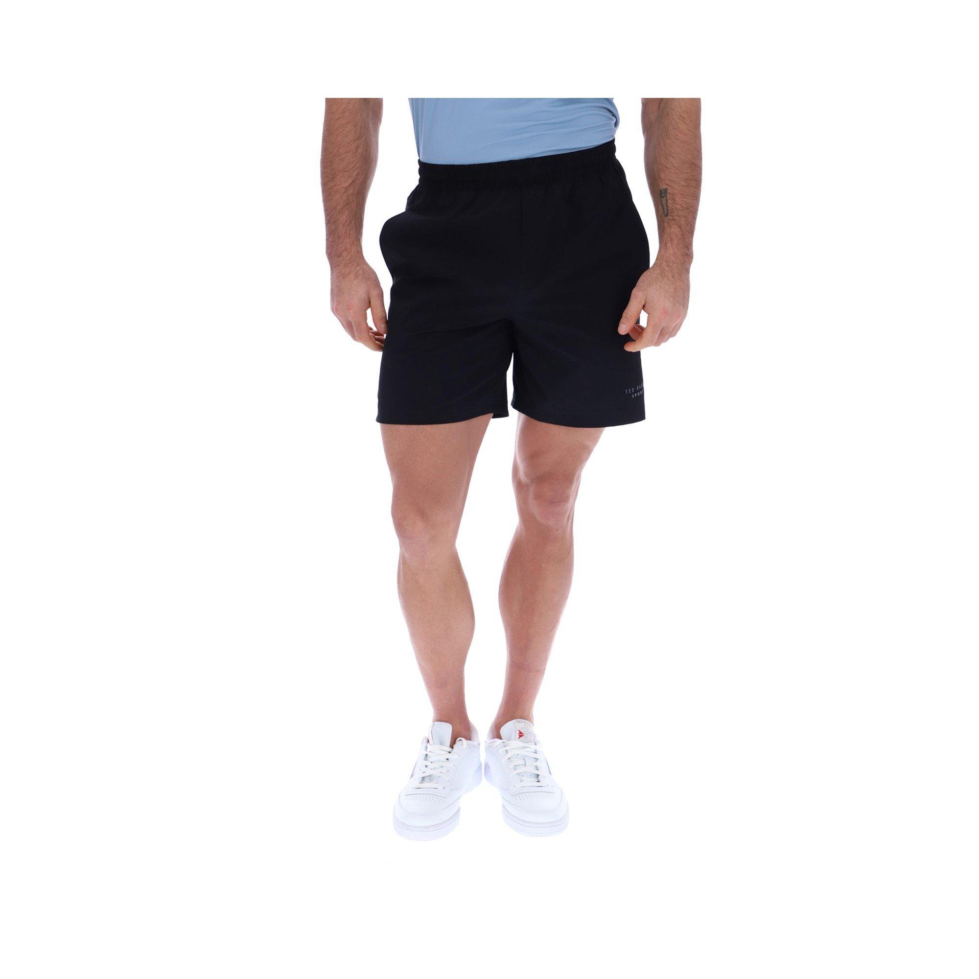 Black - Ted Baker - STANLEY Lightweight 7 Woven Training Shorts - 1