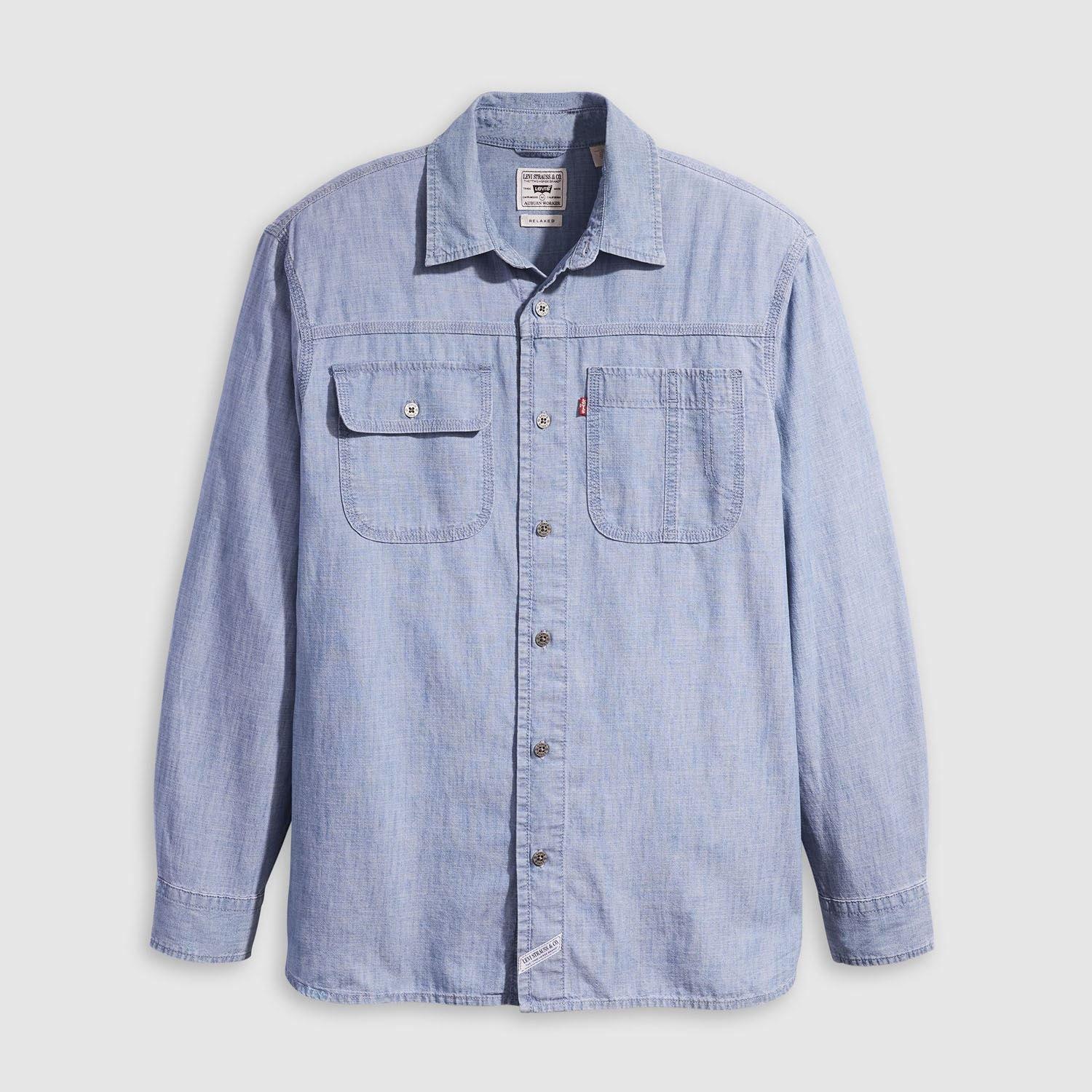 Blue - Levis - Auburn Worker Shirt - 1