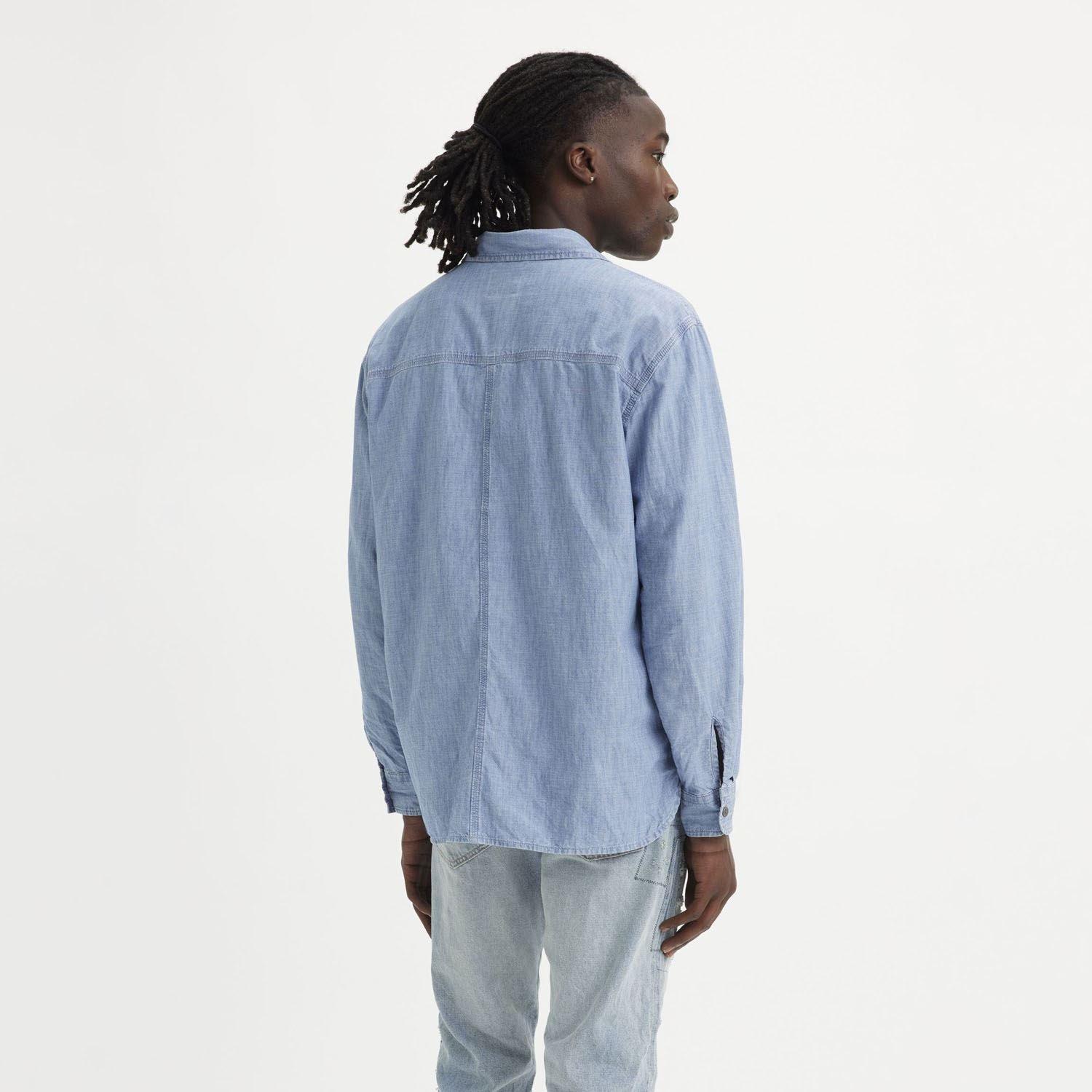 Blue - Levis - Auburn Worker Shirt - 3