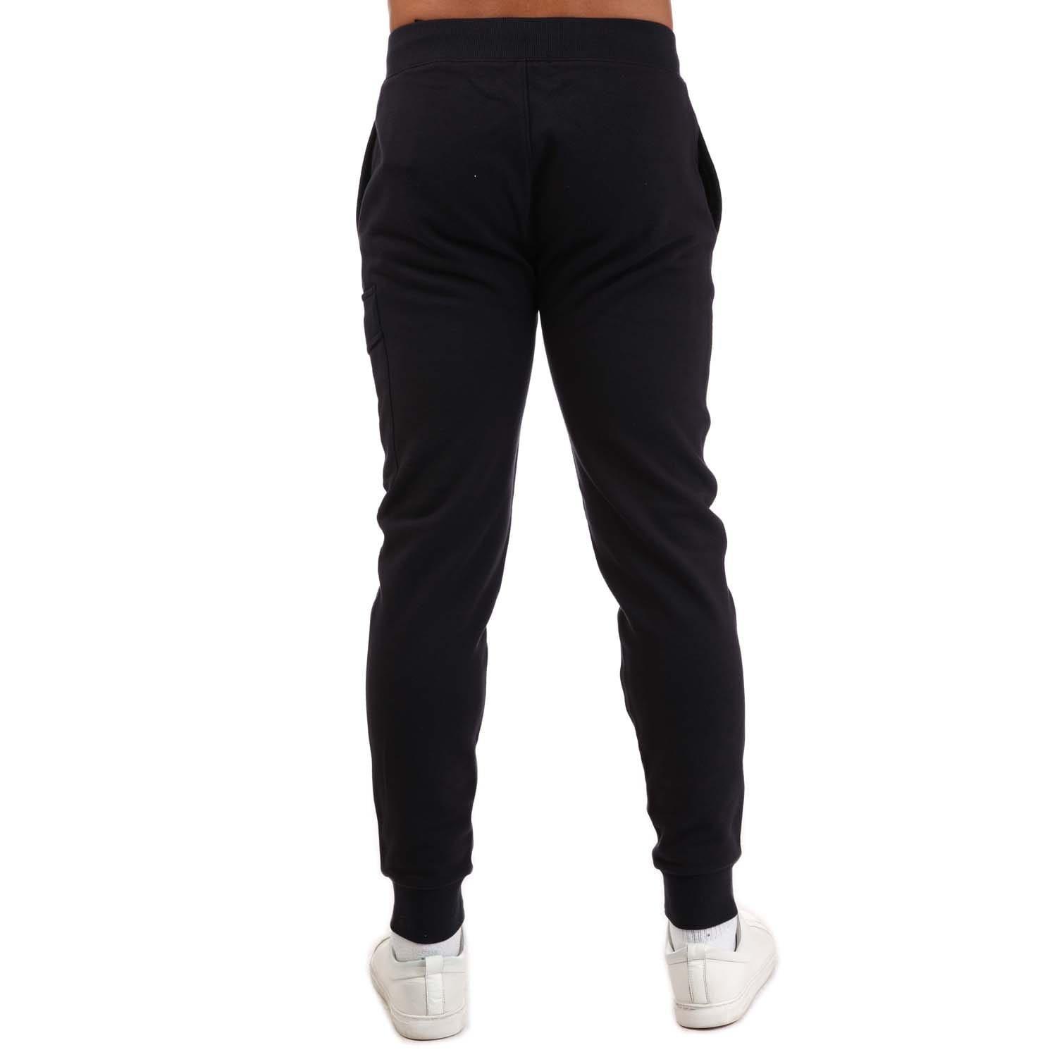 Navy - CP Company - Diagonal Raised Fleece Cargo Joggers - 2
