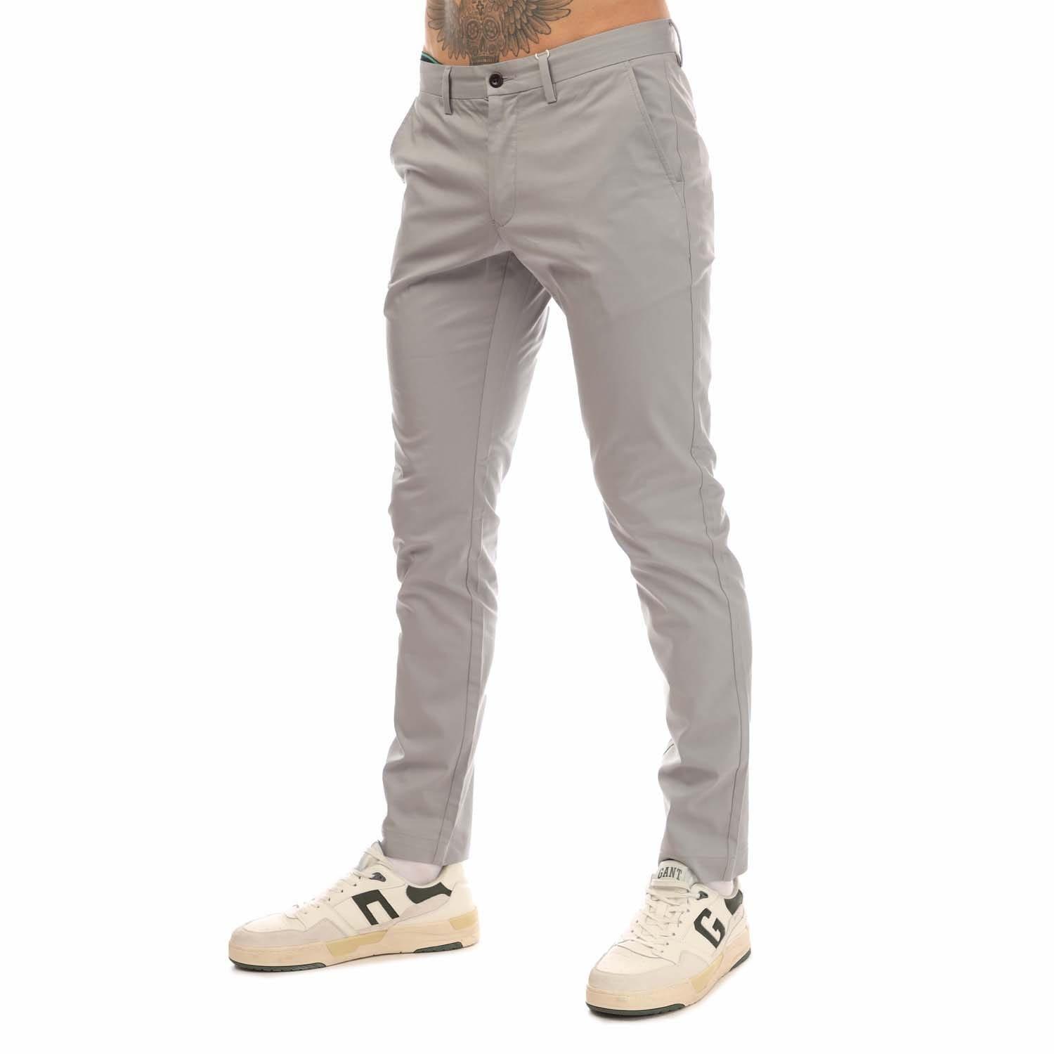 Grey - Gant - TP Hallden Sports Chinos - 2