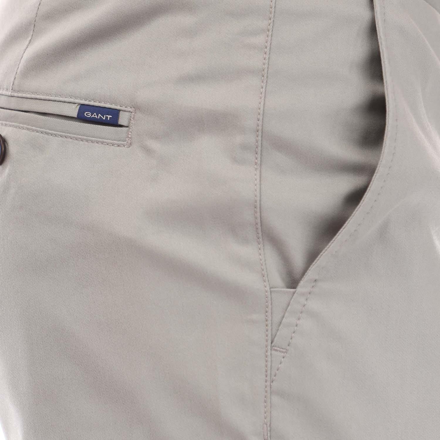 Grey - Gant - TP Hallden Sports Chinos - 4