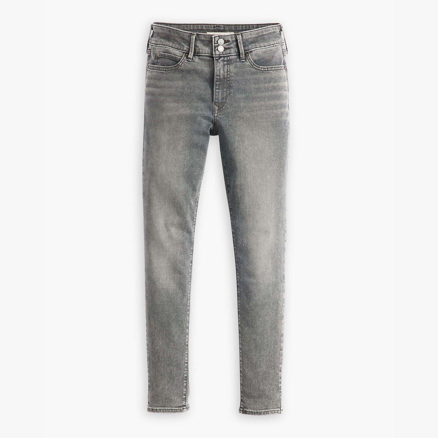 Light Grey - Levis - 711 Double Button Skinny-Fit Jeans - 4