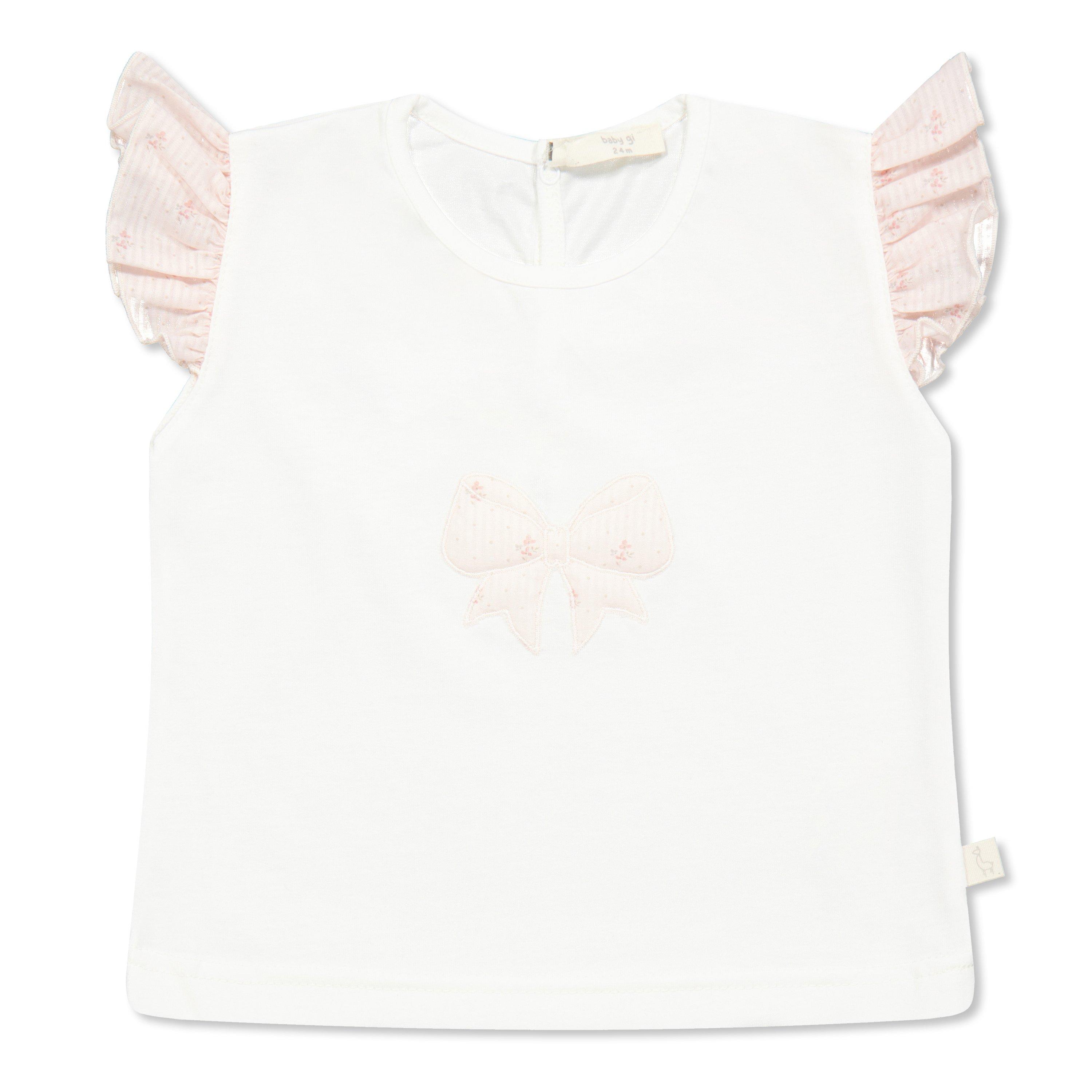 Ivory - Baby Gi - Unisex Kids' Flora Regular Fit T-Shirt - 1
