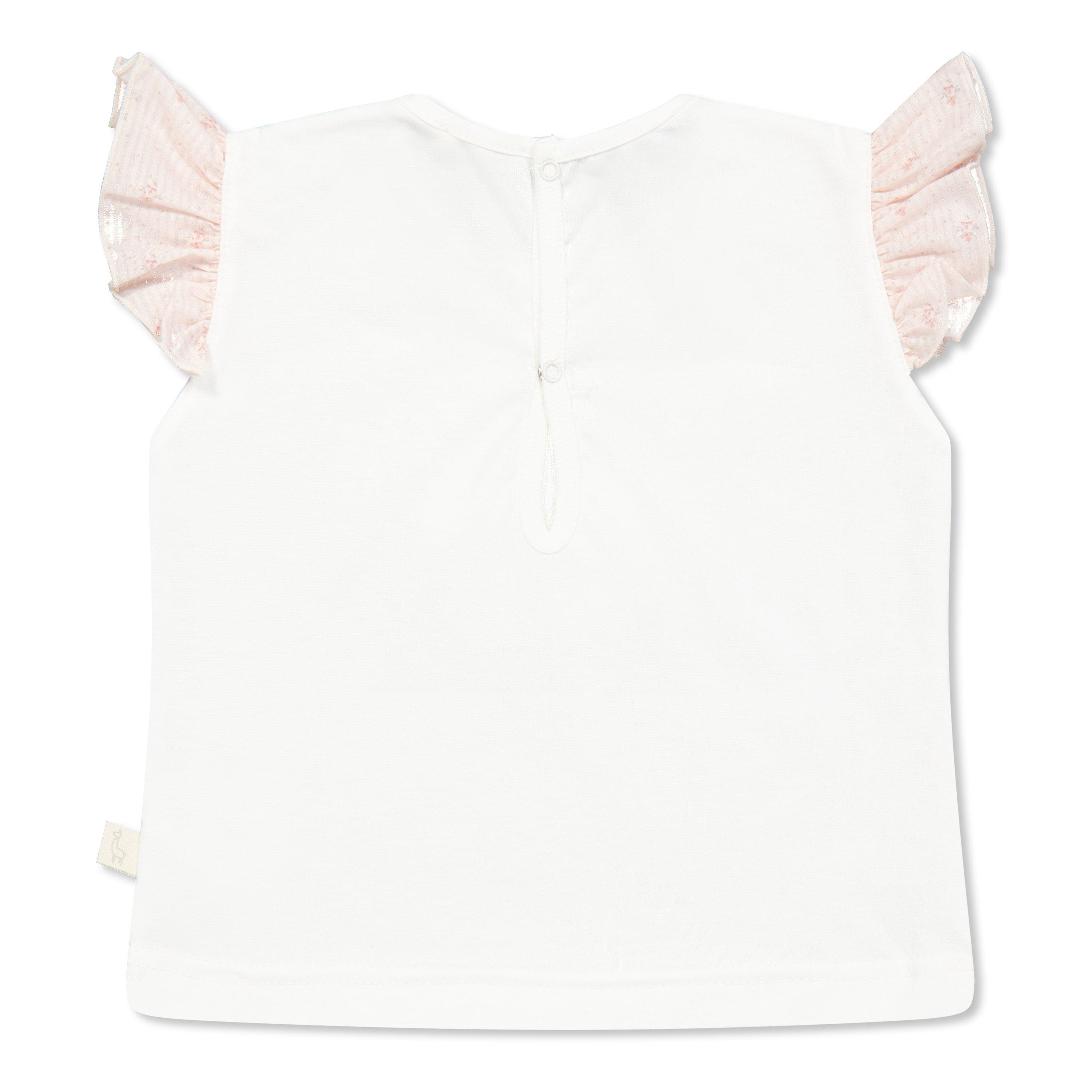 Ivory - Baby Gi - Unisex Kids' Flora Regular Fit T-Shirt - 2