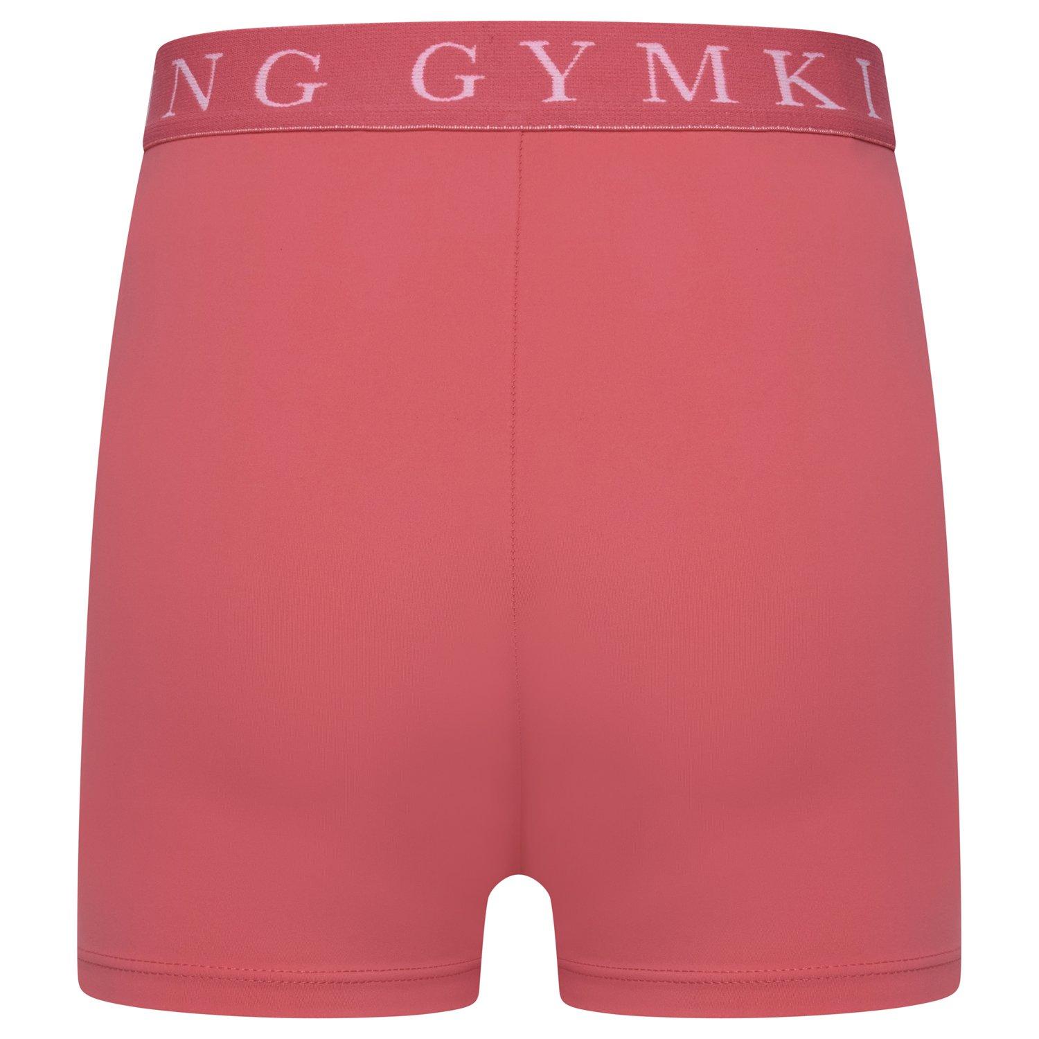  Coral - Gym King - Kids Impact Coral Cycling Shorts - 5