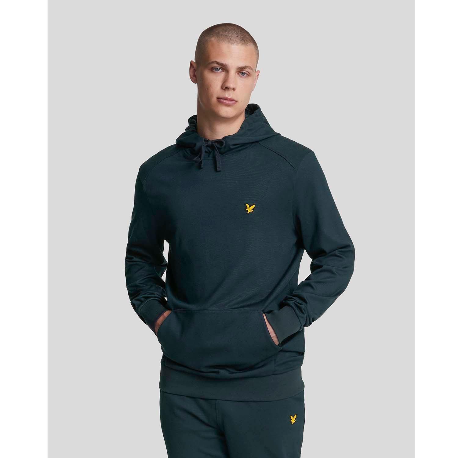 Blue - Lyle and Scott - Sports Fly Fleece Hoodie - 1