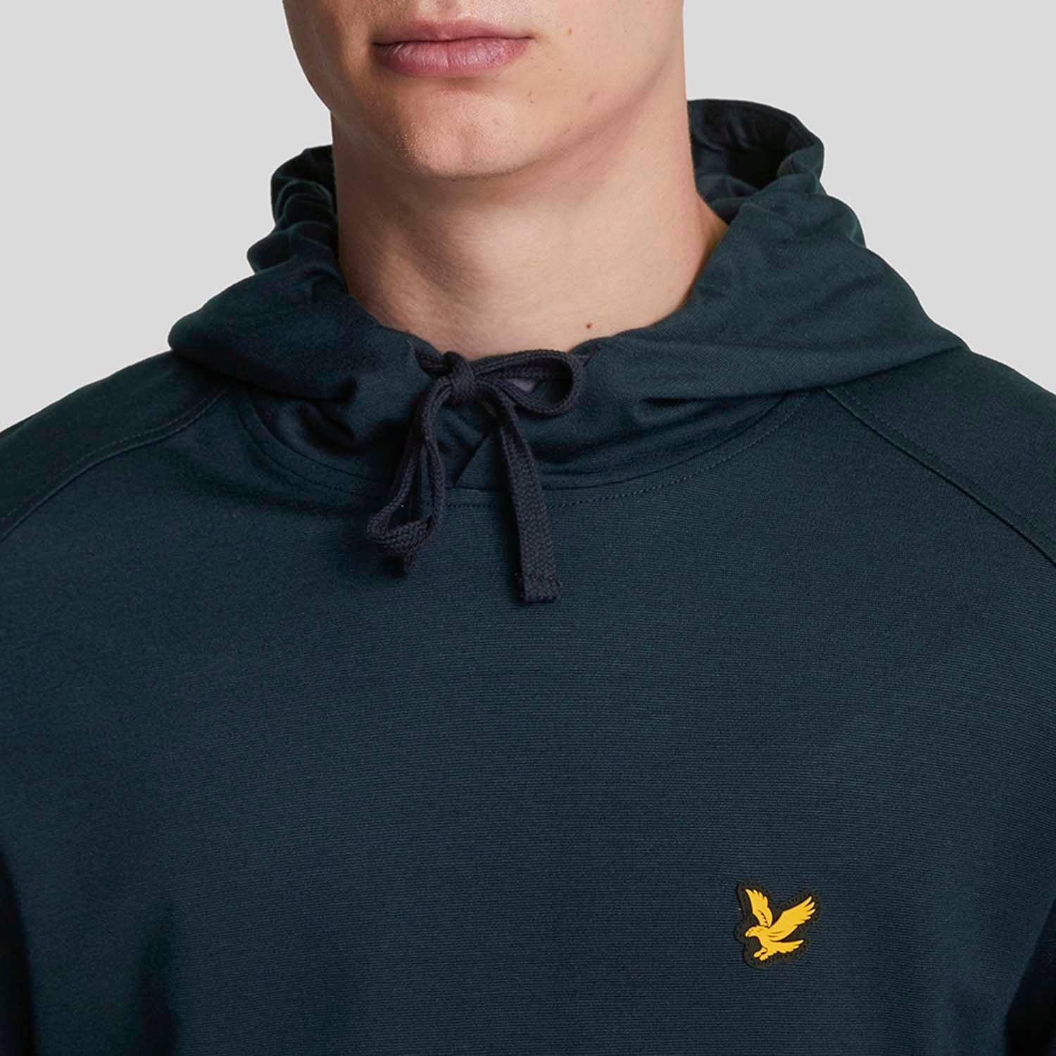 Blue - Lyle and Scott - Sports Fly Fleece Hoodie - 4