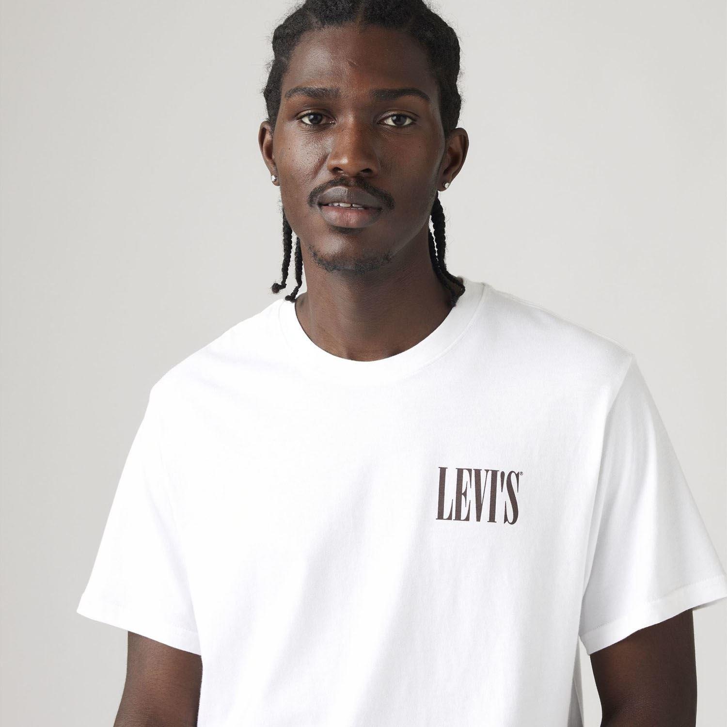 White - Levis - Relaxed Fit T-Shirt - 2