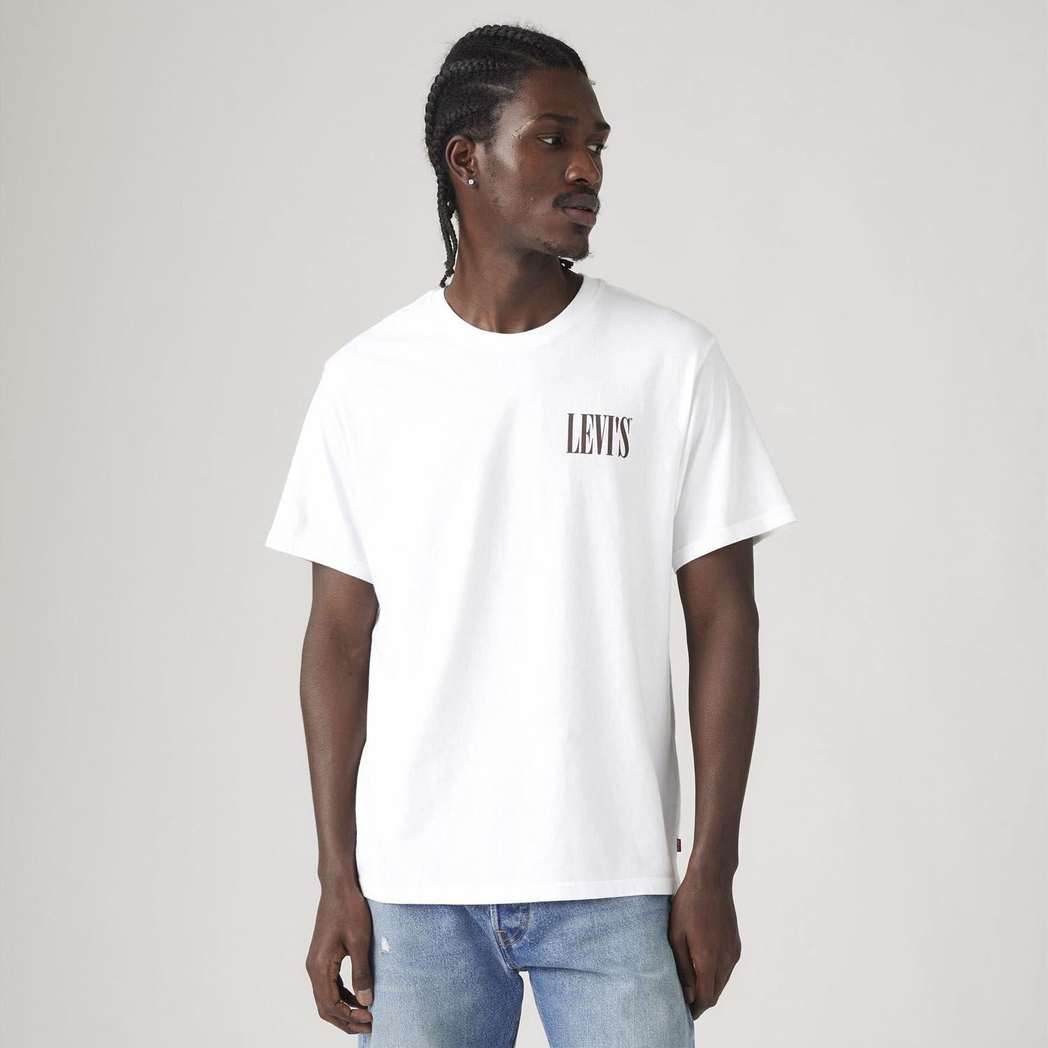 White - Levis - Relaxed Fit T-Shirt - 3