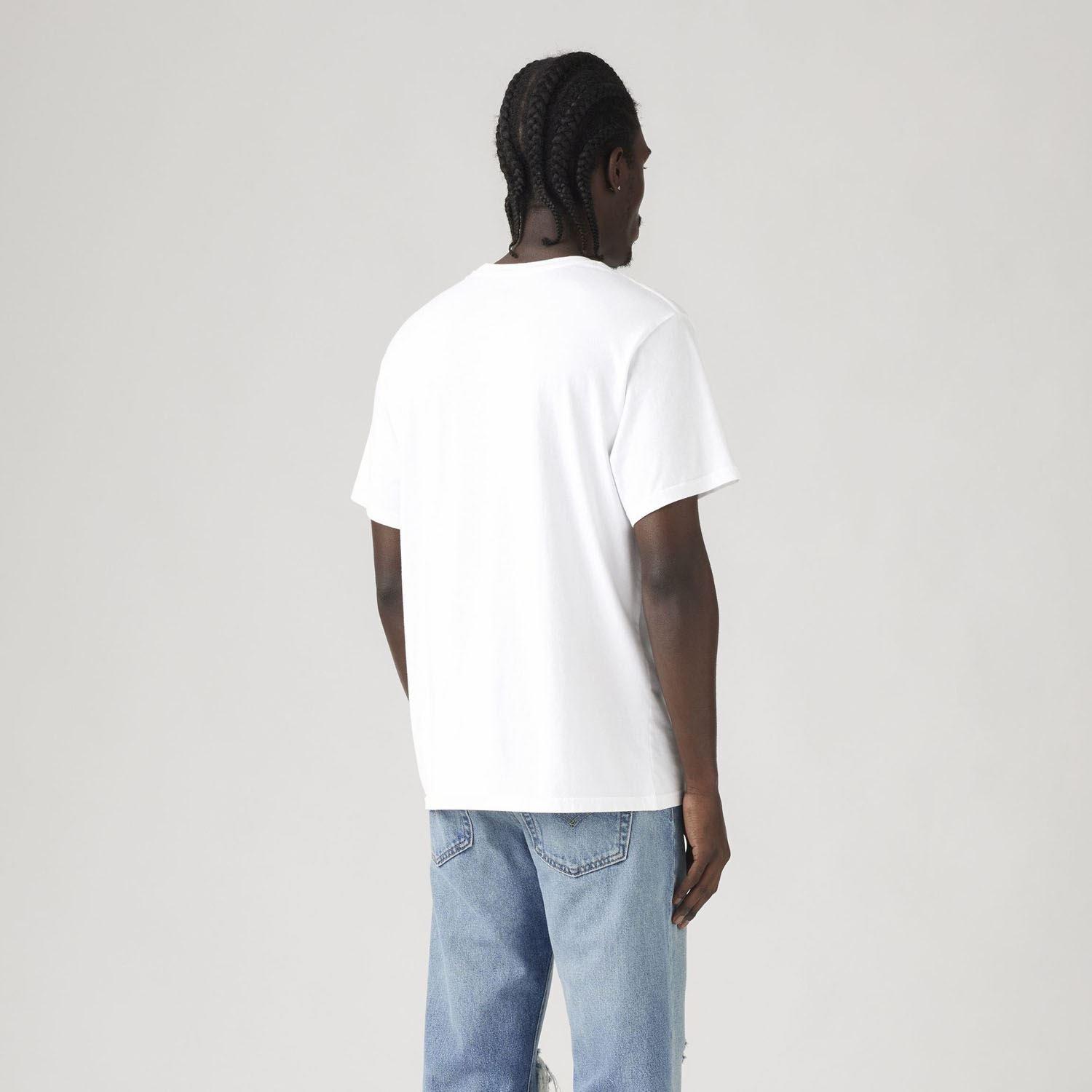 White - Levis - Relaxed Fit T-Shirt - 4