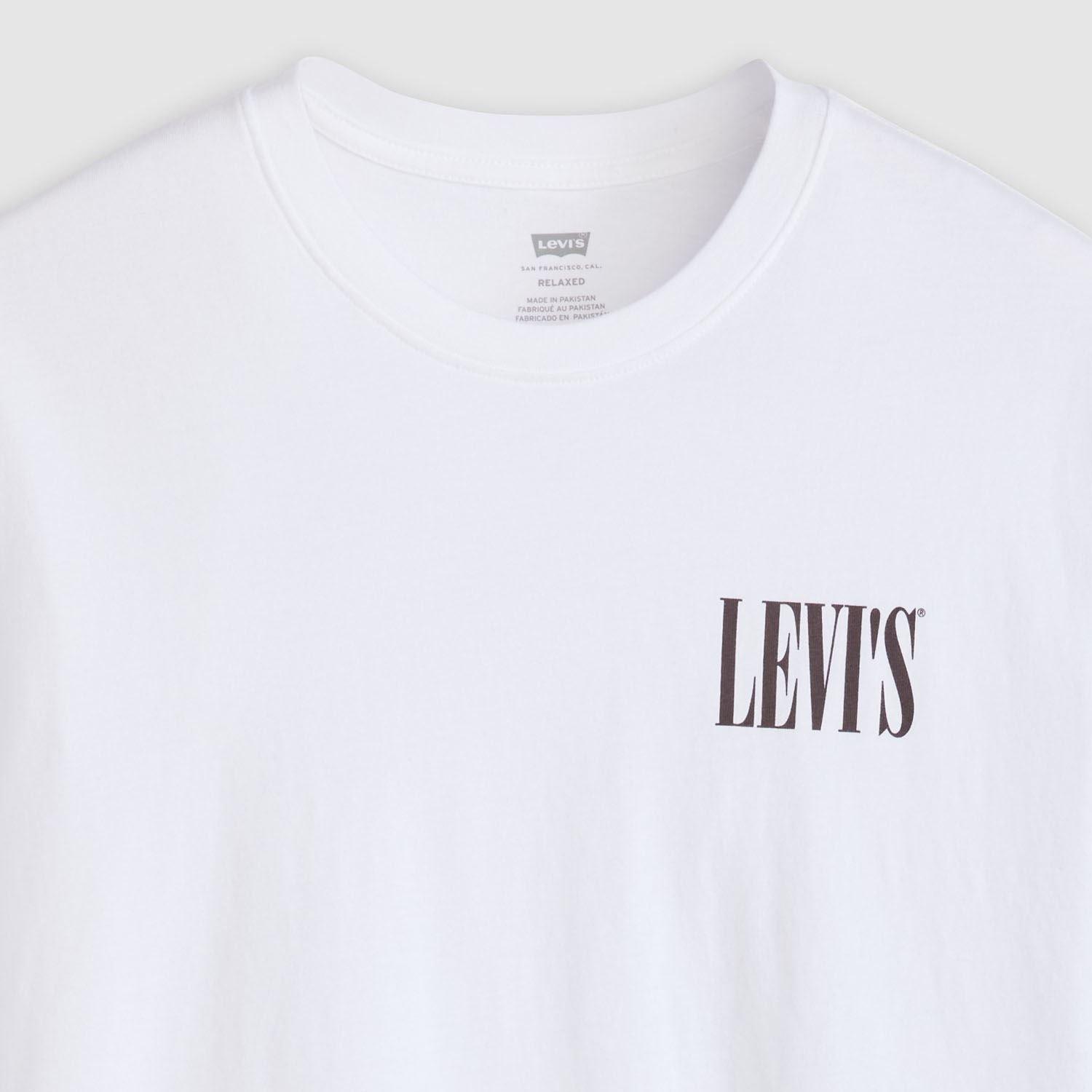White - Levis - Relaxed Fit T-Shirt - 5