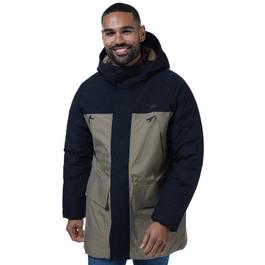 Lacoste Long Hood Water-Repellent Quilted Parka