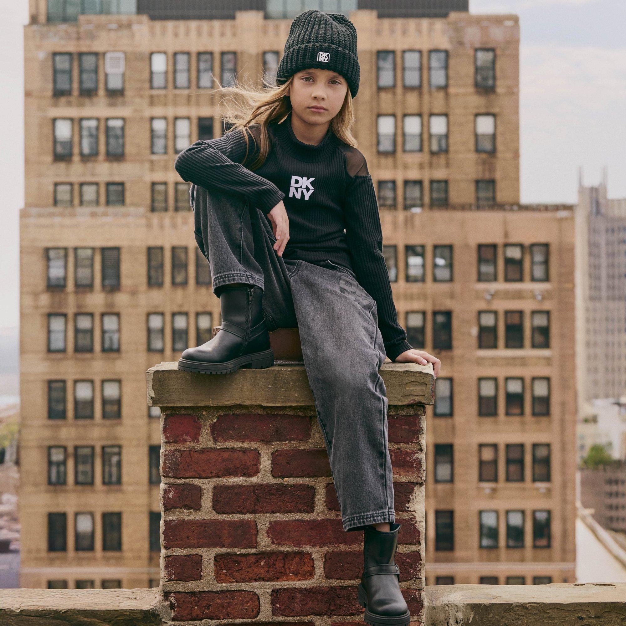 Black - DKNY - DKNY Mesh Sweater Jn61 - 5